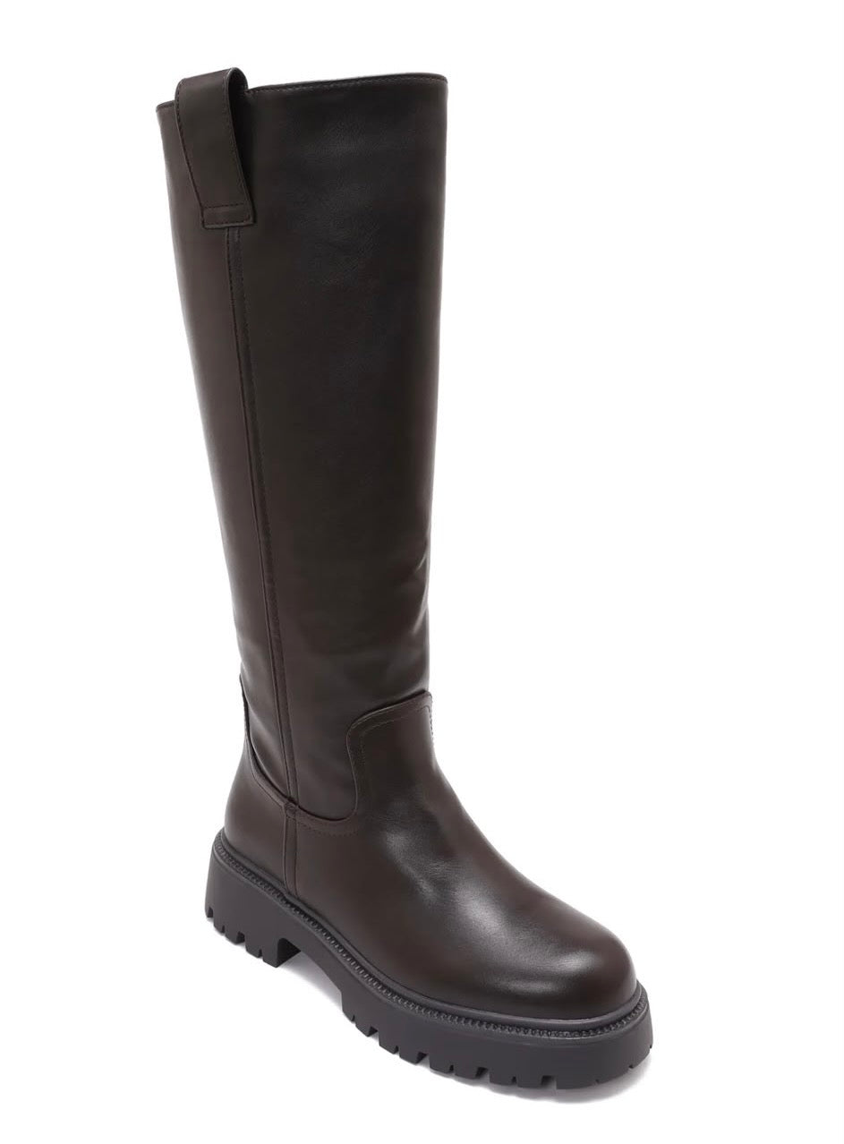 Raven tall boots brown