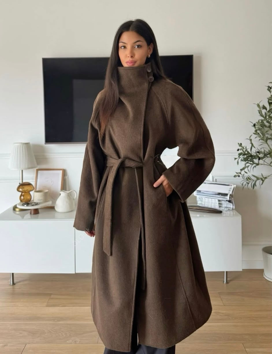 Marina coat brown