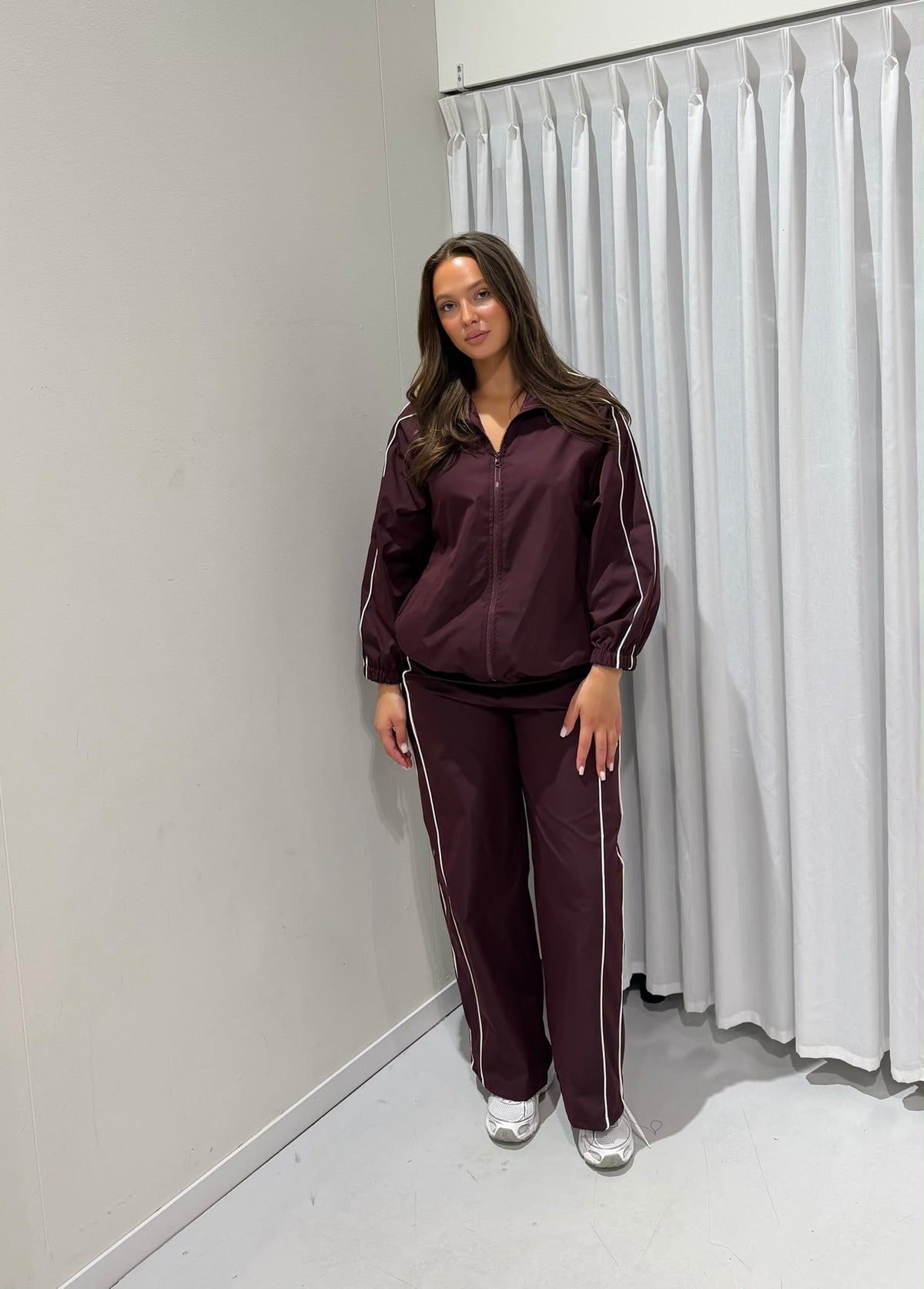 Vivian 2 piece set burgundy