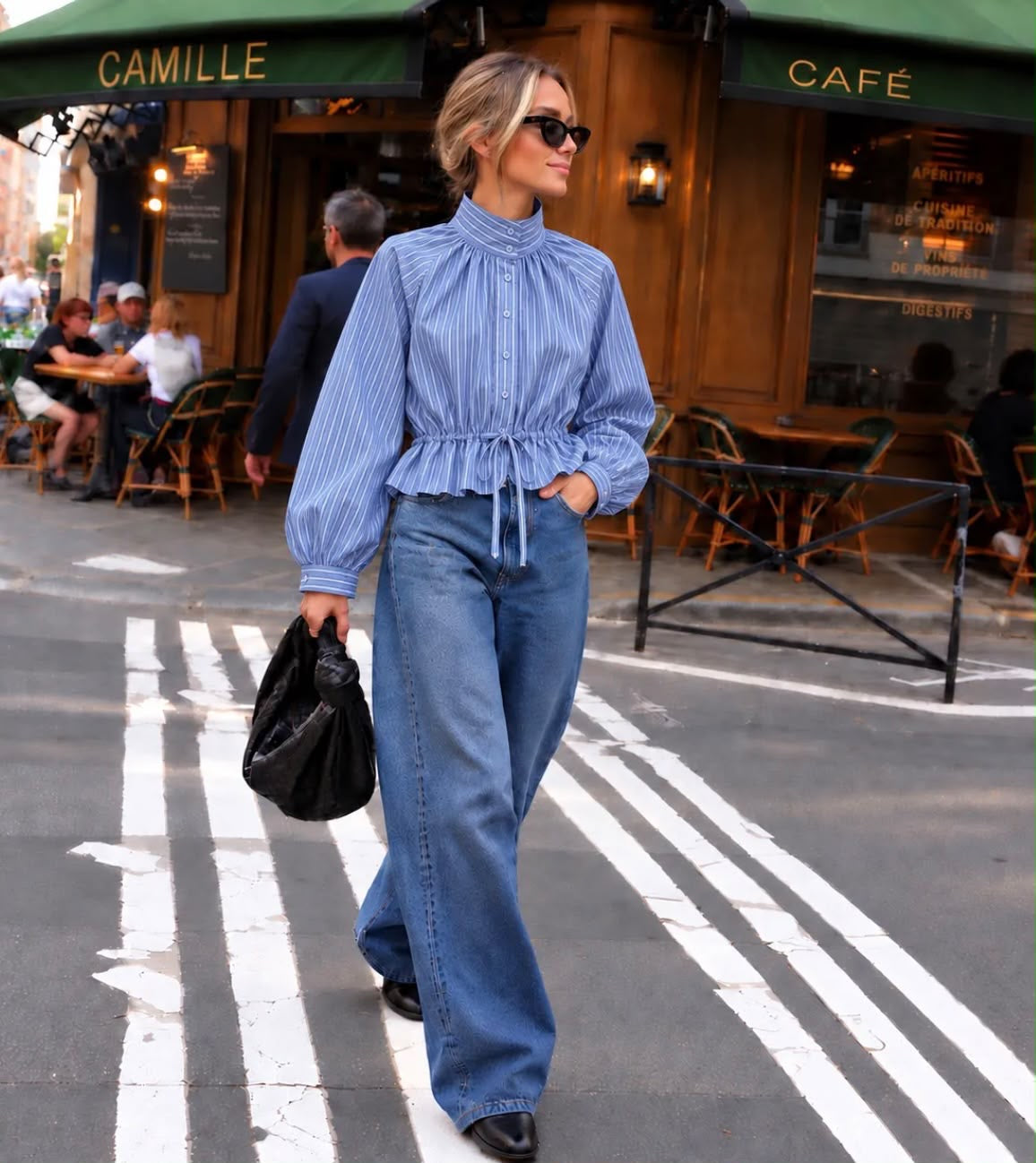 Lisa blouse blue