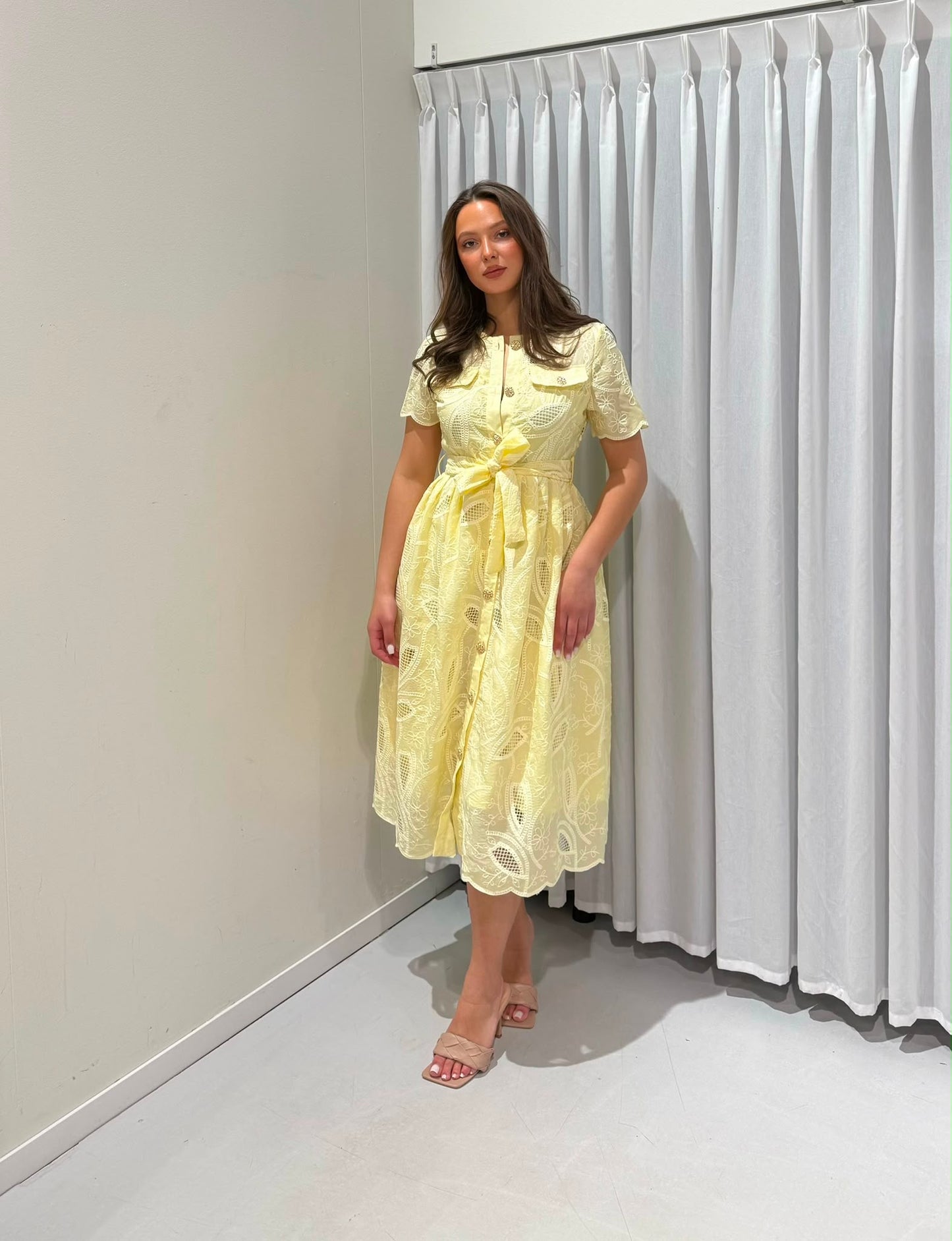 Brooklyn dress yellow