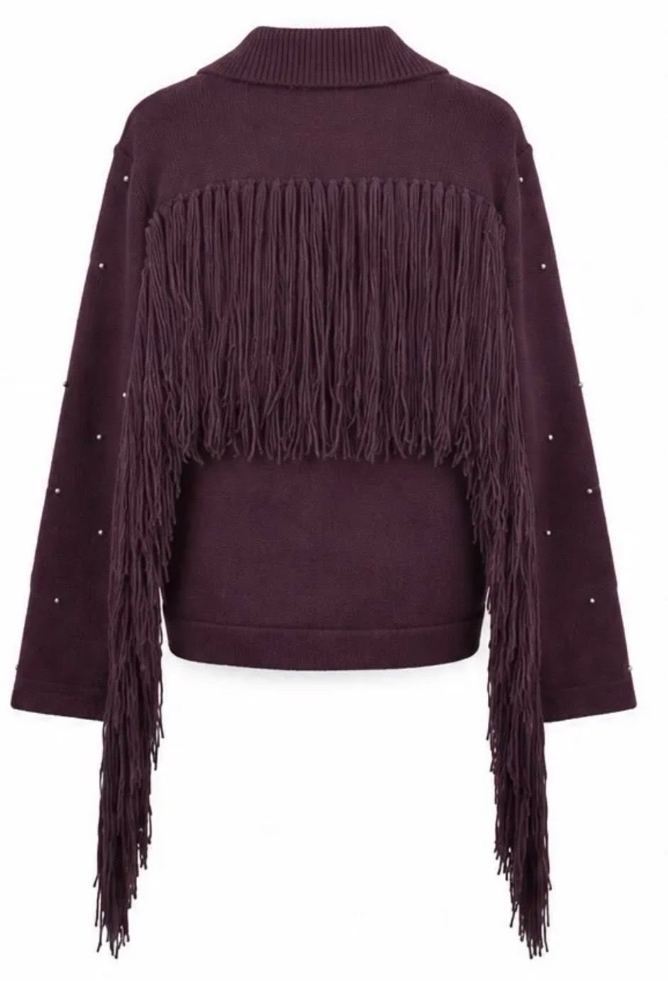 Esme trui burgundy