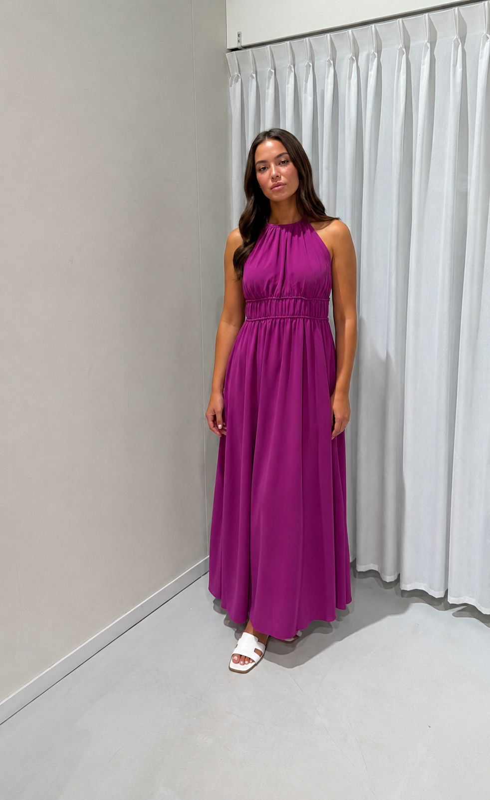 Alix dress purple