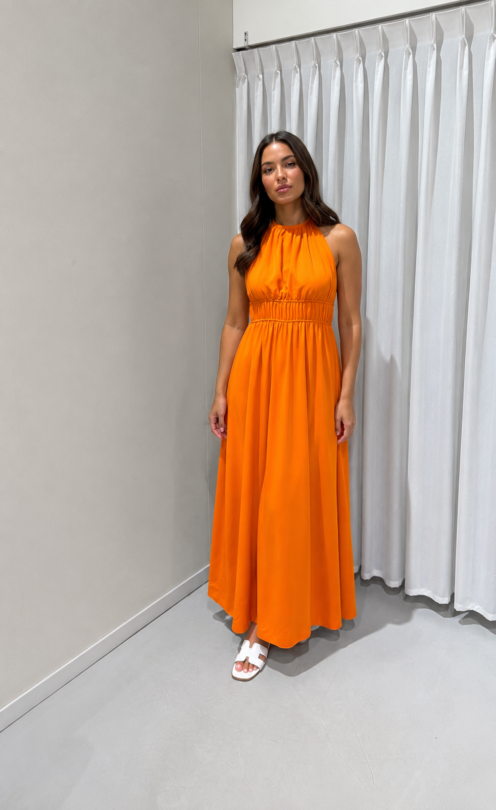 Alix dress orange