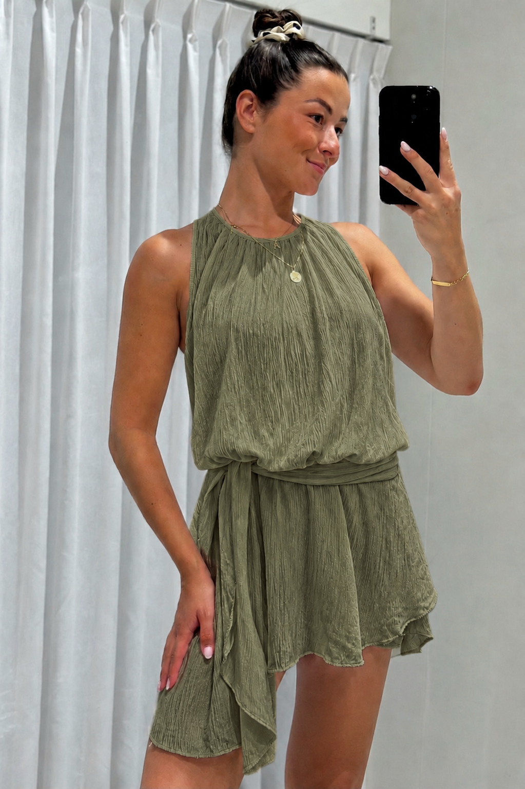 Daisy dress green