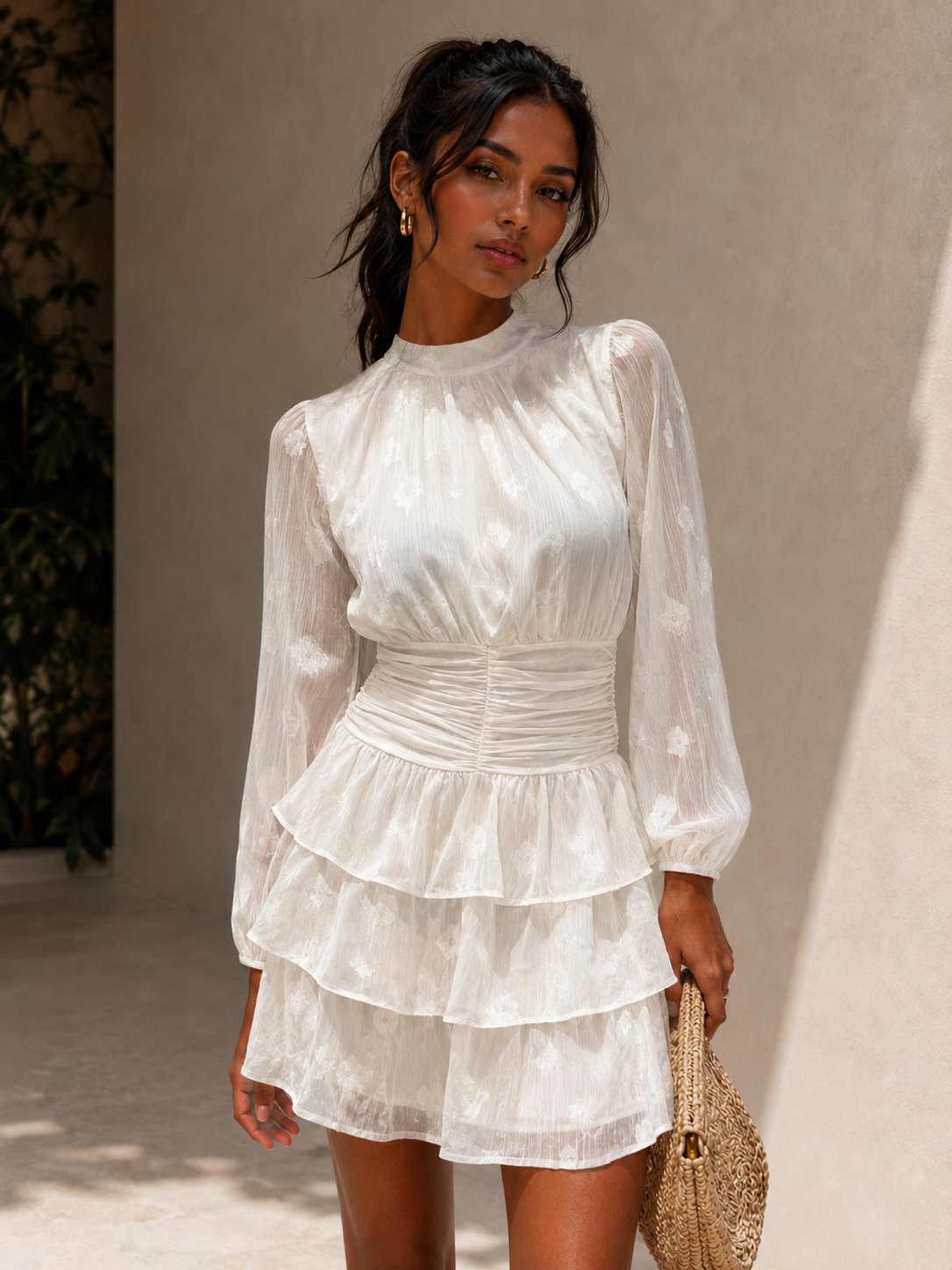 Evie dress white