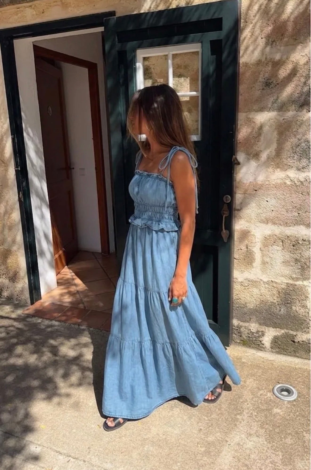 James denim dress