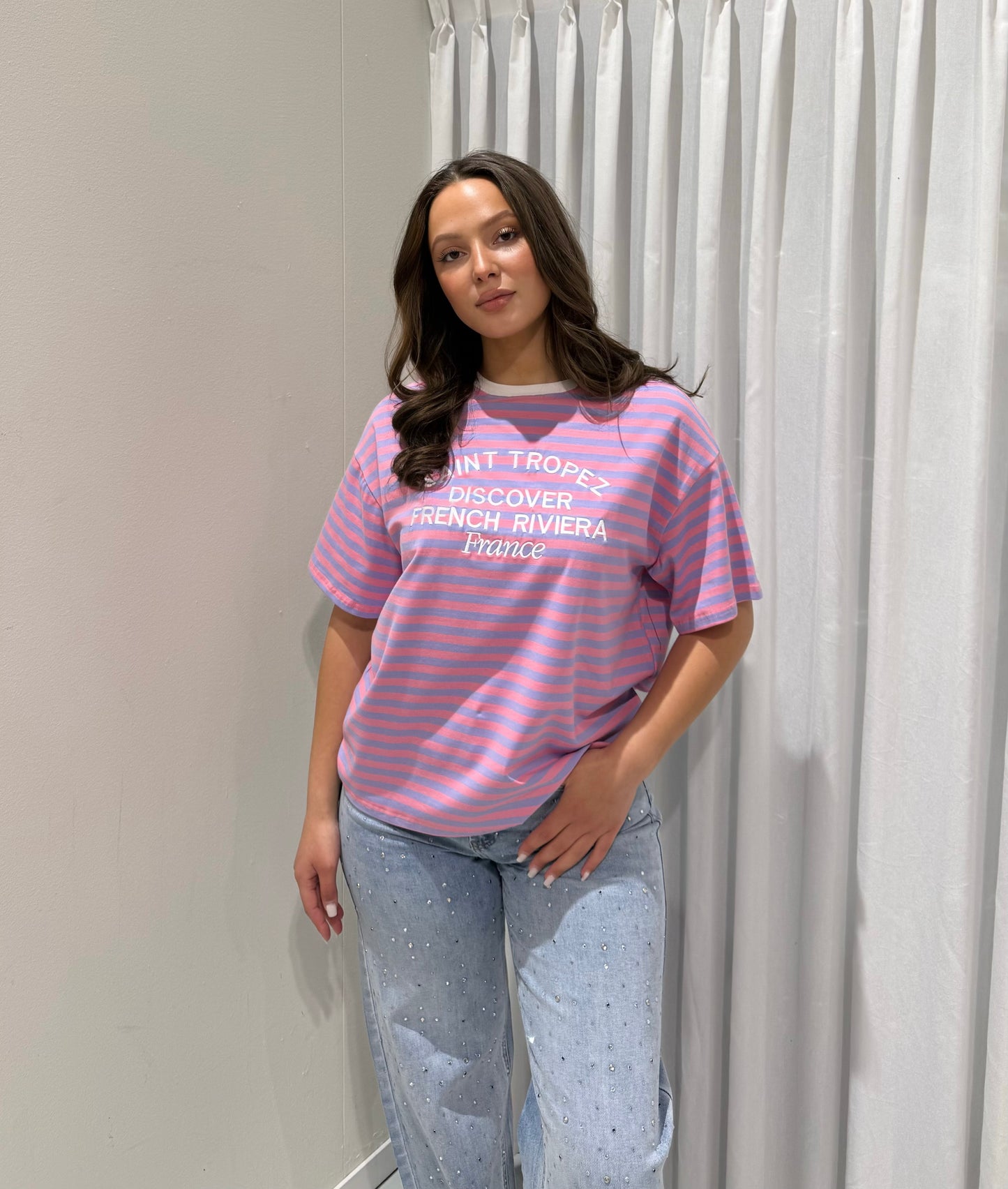 Ella tee pink/purple