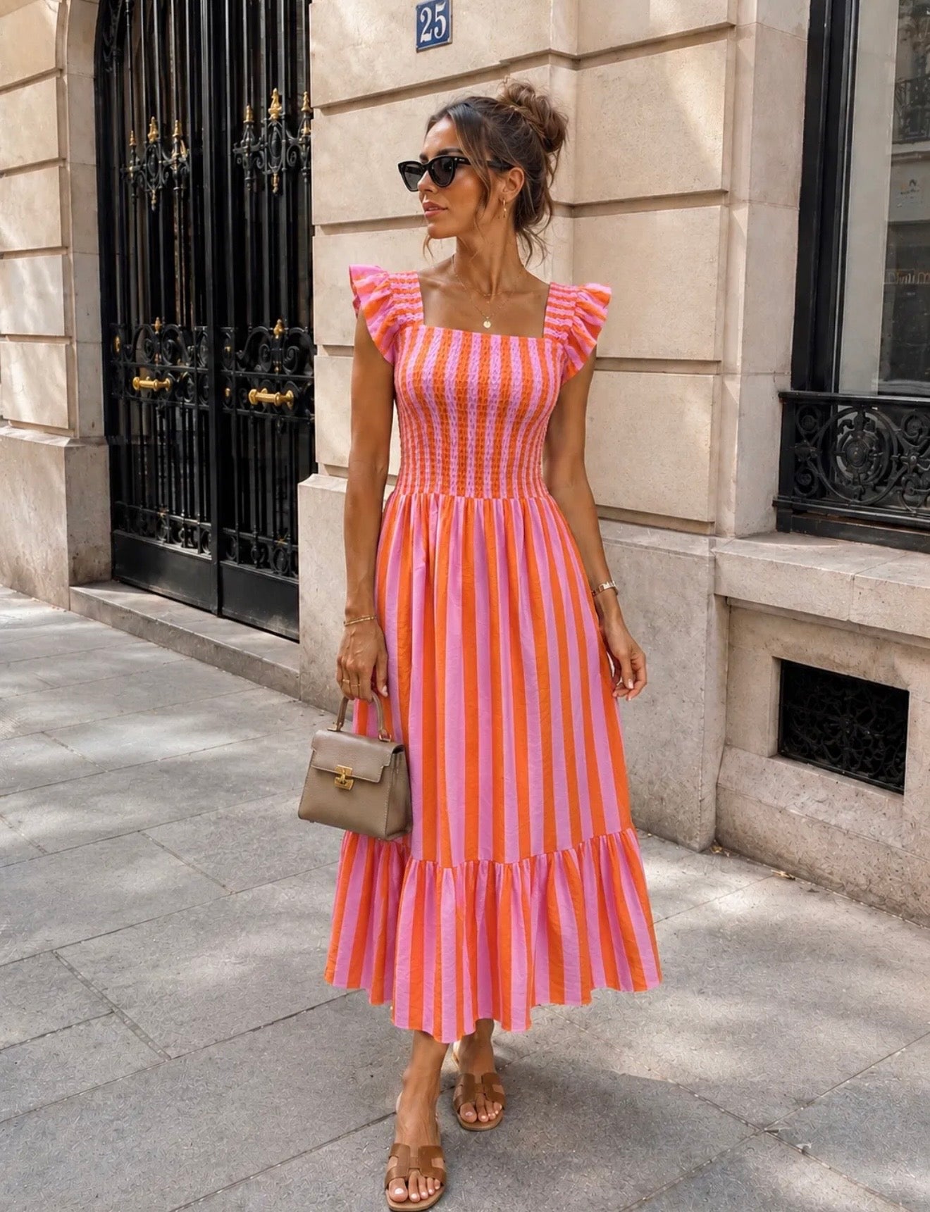 Whitney dress pink