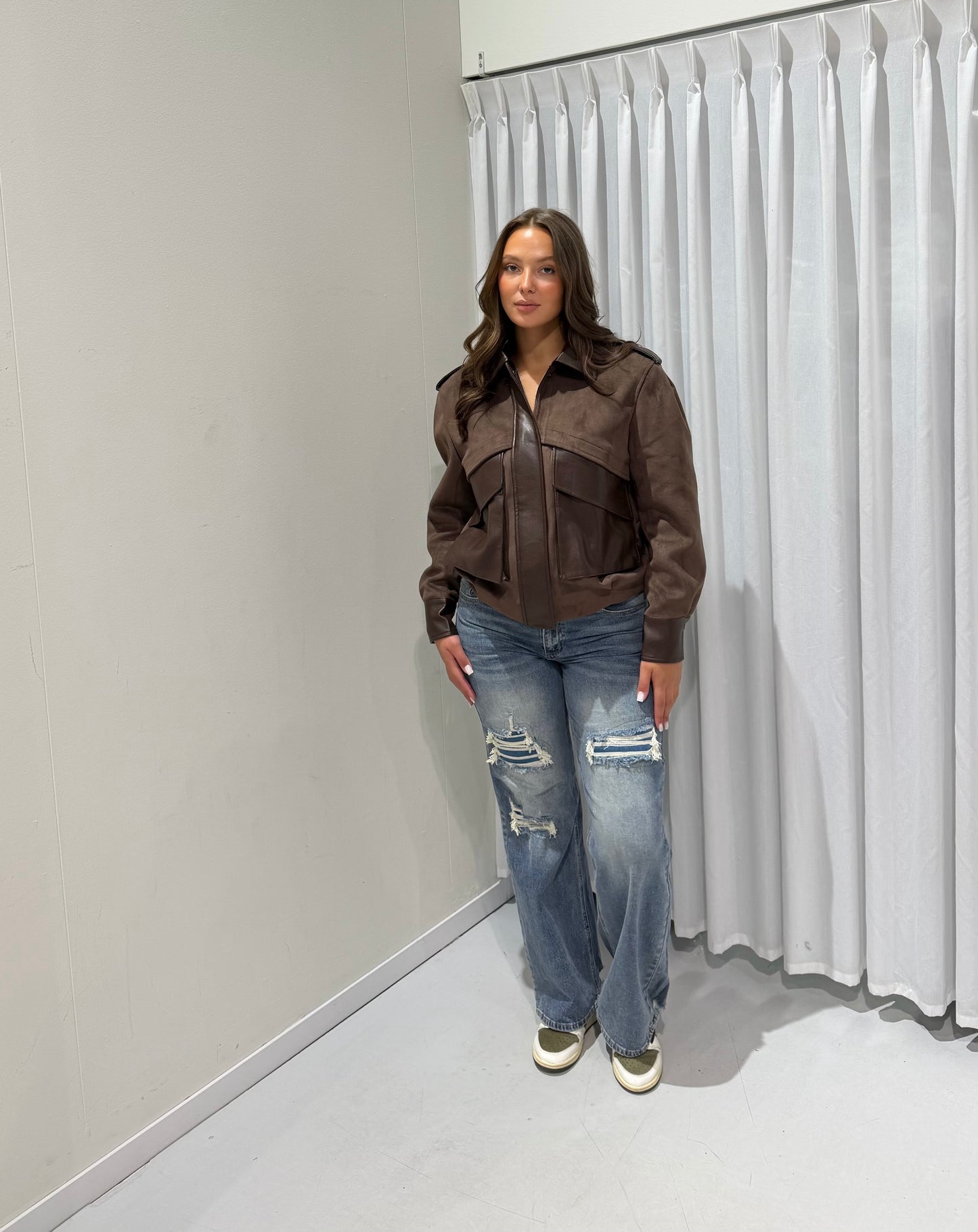 Frances jacket brown