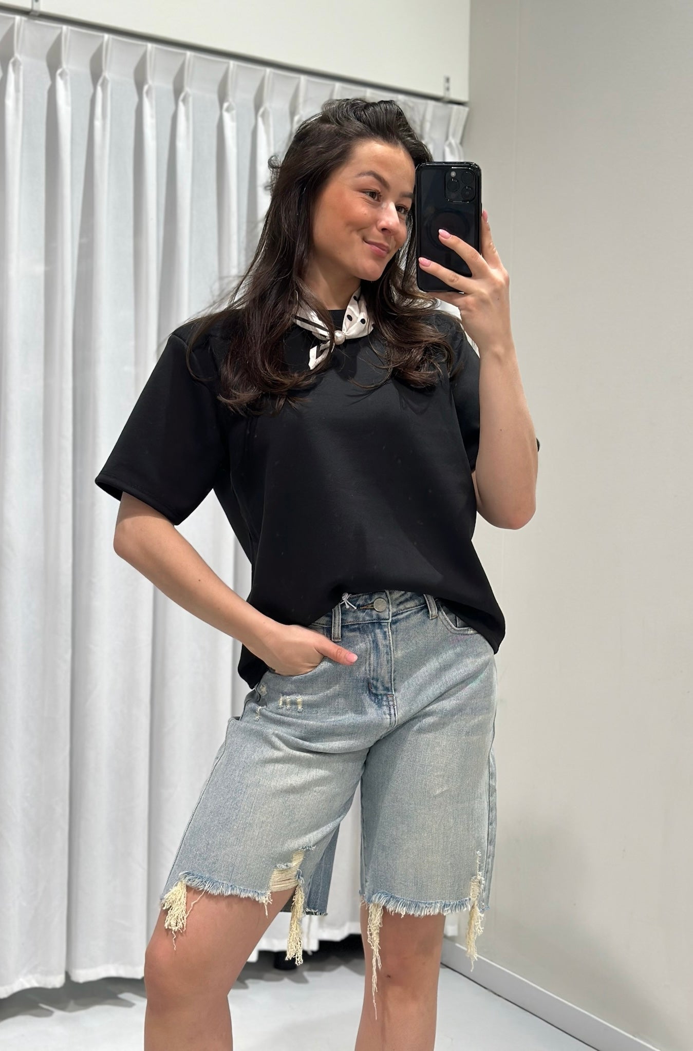 Solange top black