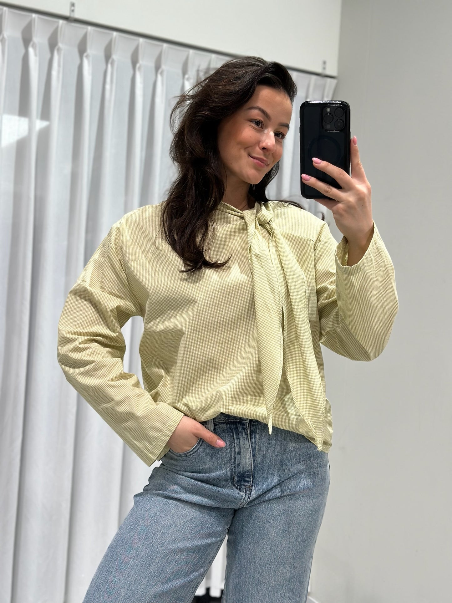 Simone blouse green