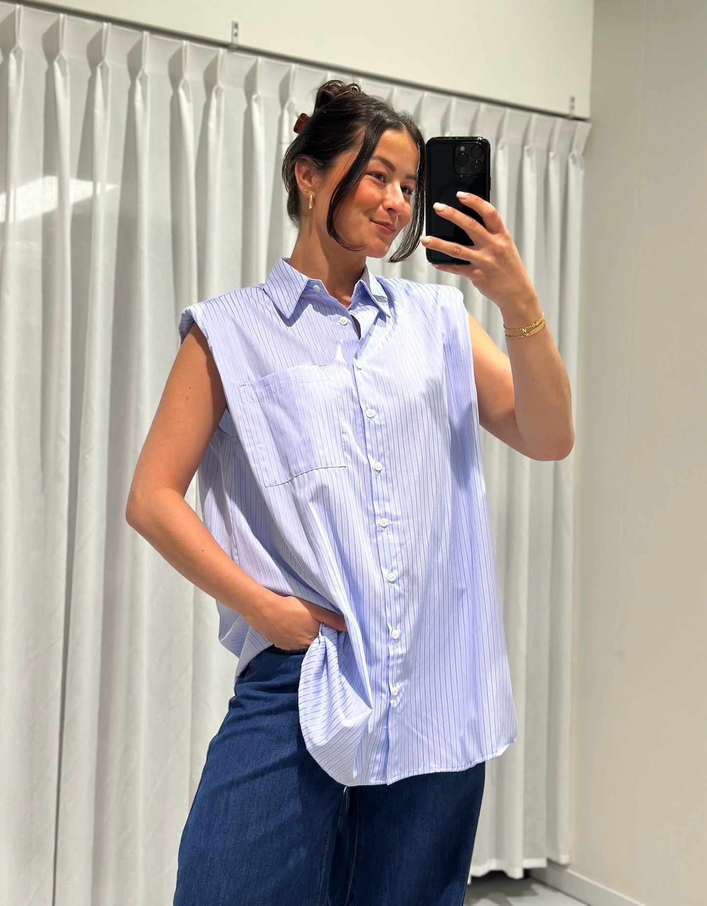 Darcy top blue