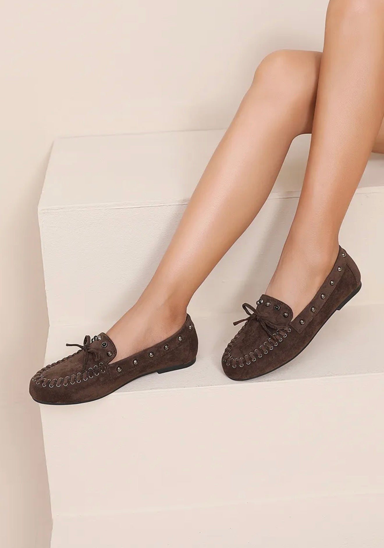 Gigi mocassins brown