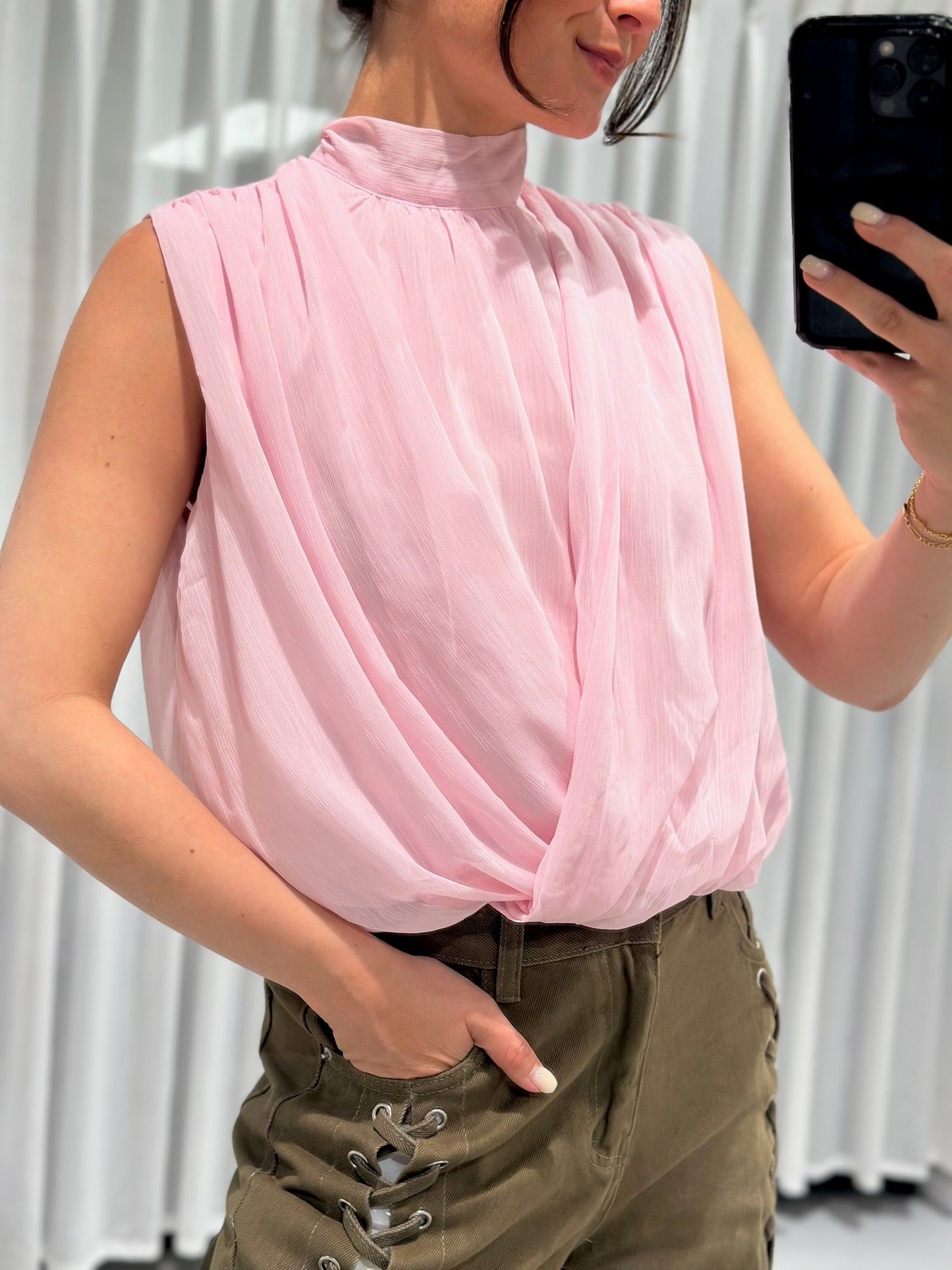 Elina top pink