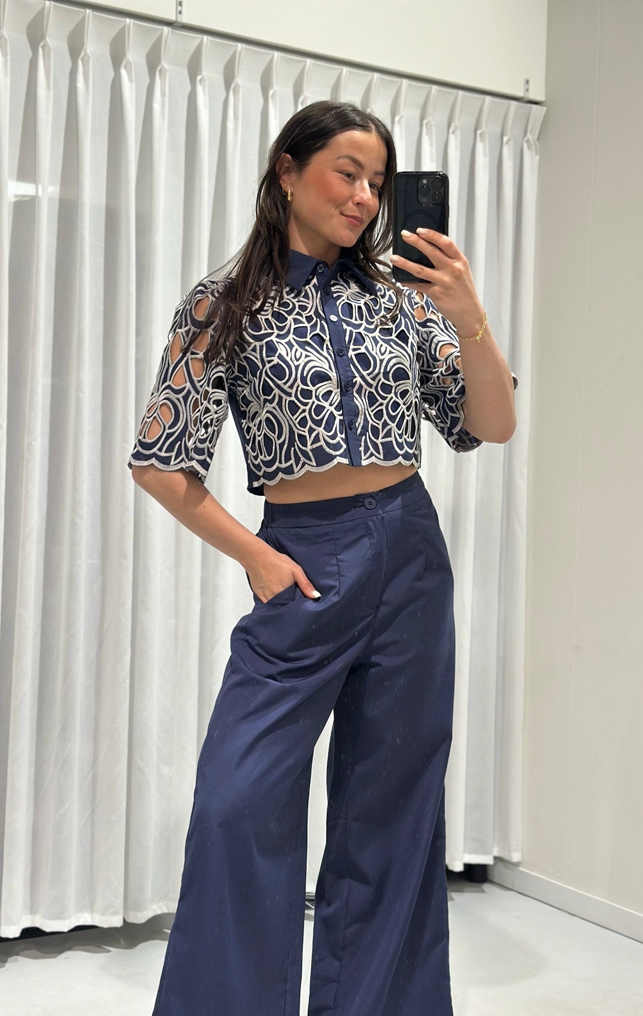 Alina 2-piece set blue