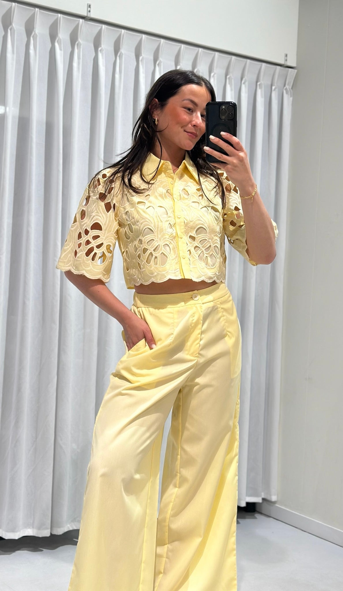 Alina 2-piece set yellow