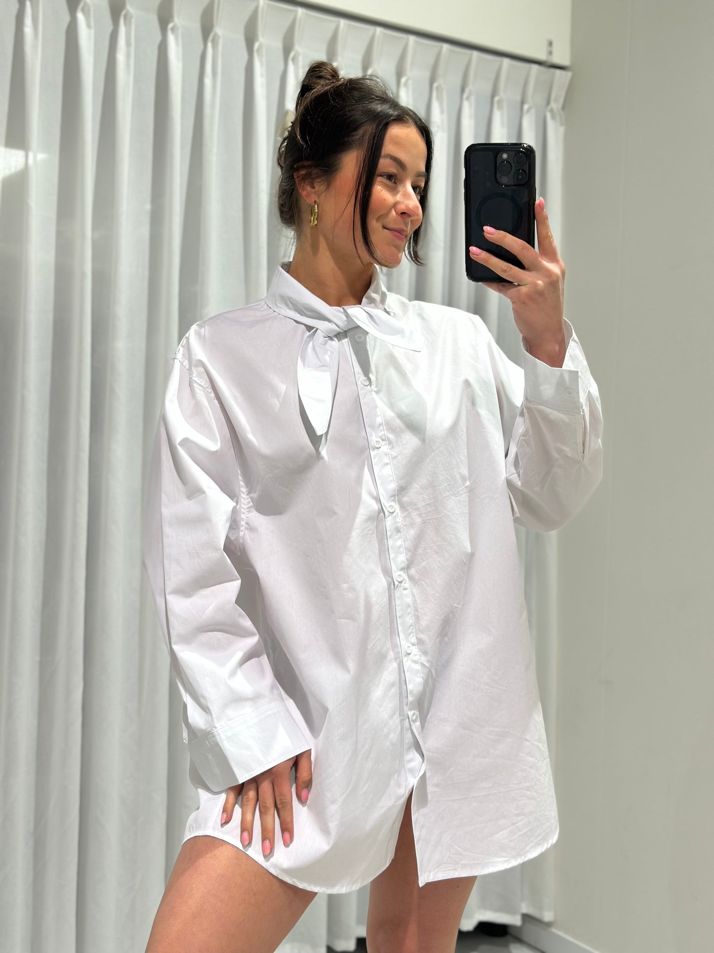 Leonie dress white
