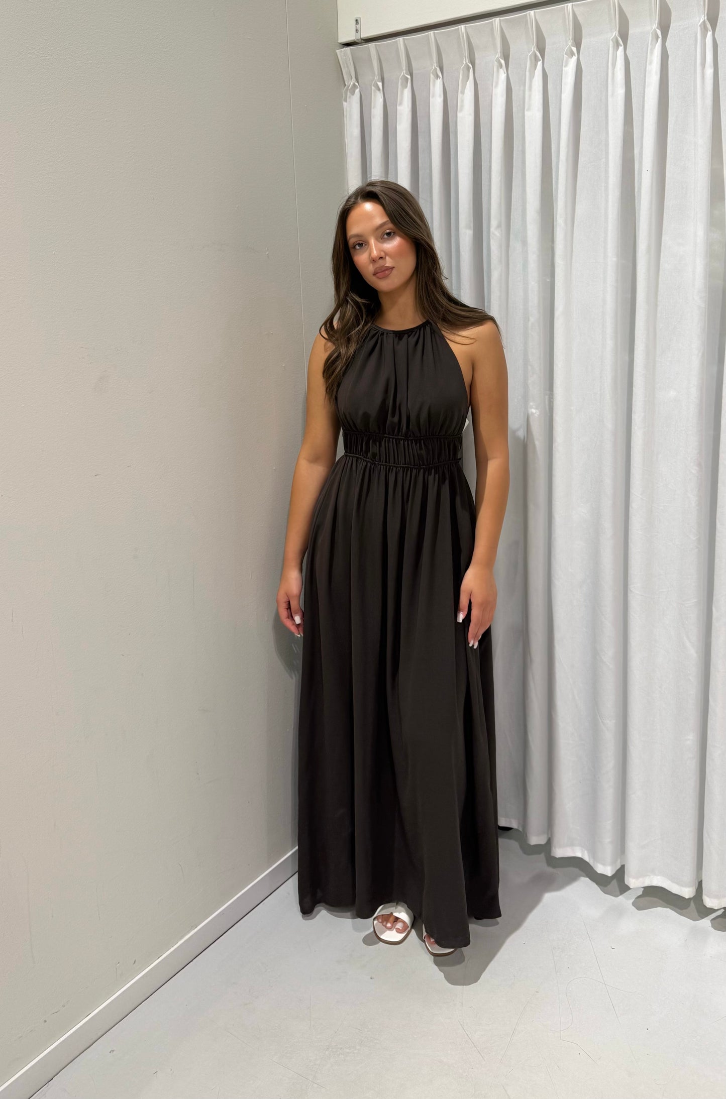 Alix dress brown