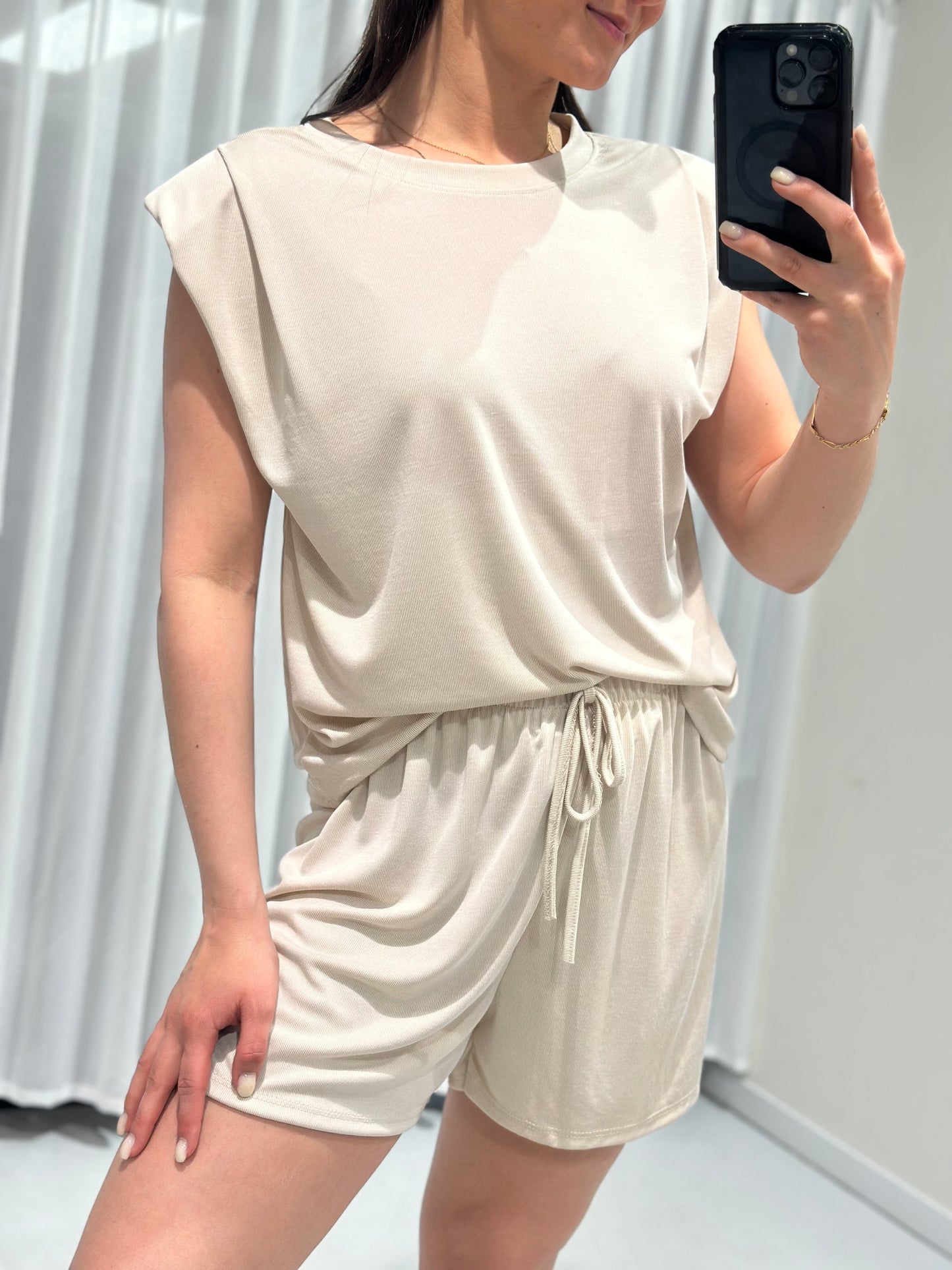Milla 2-piece set beige