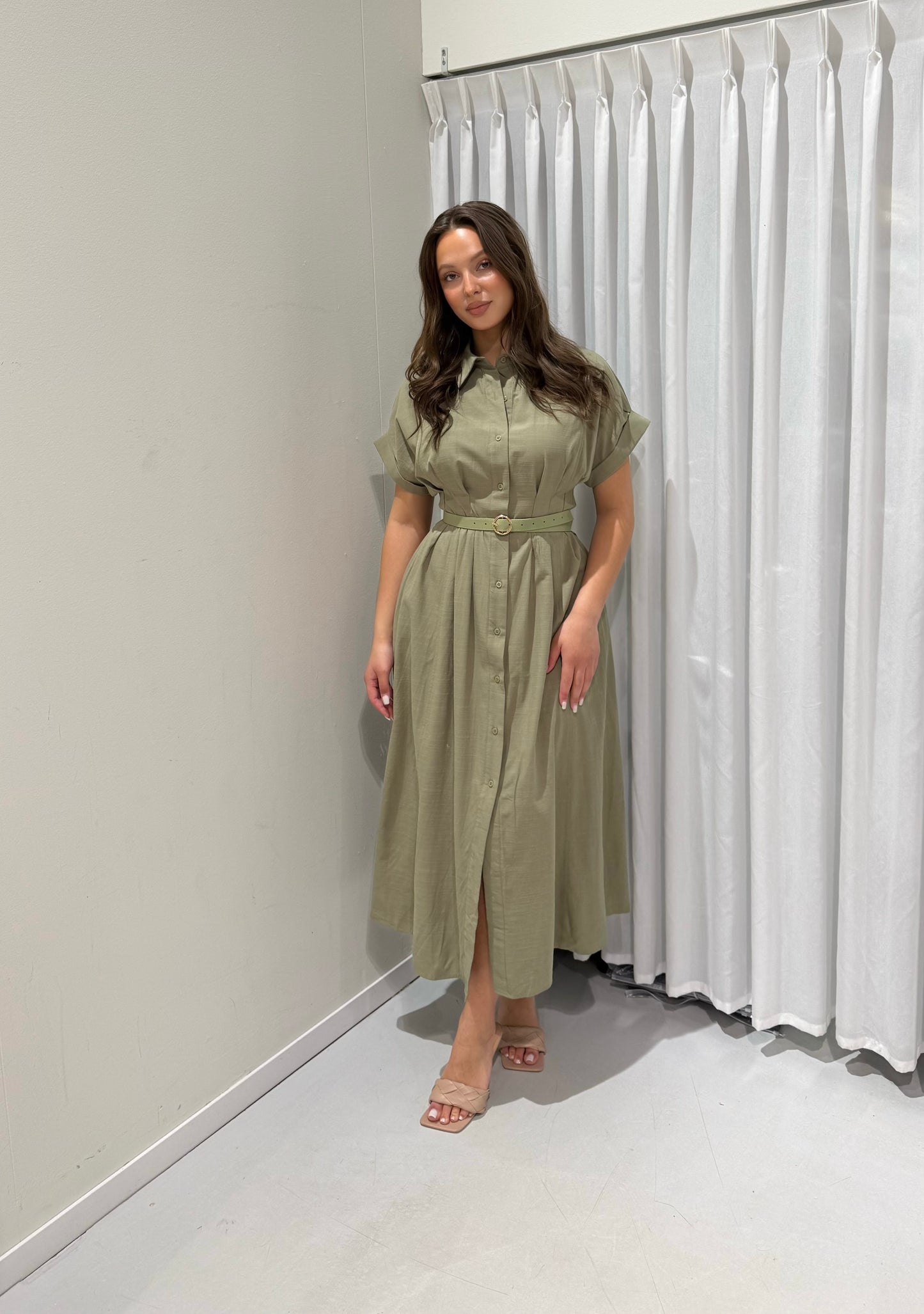 Megan dress green