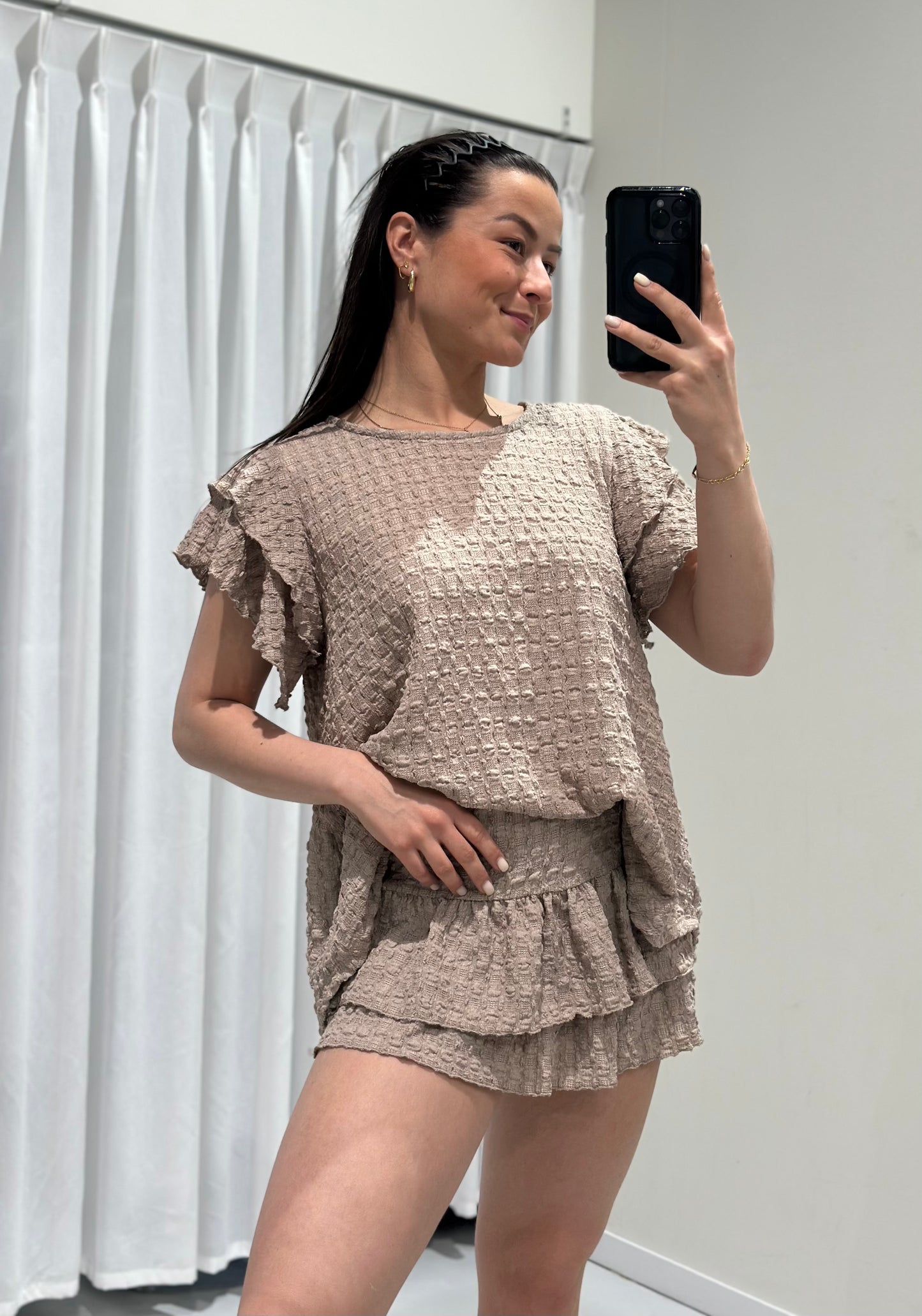 Besma 2-piece set taupe