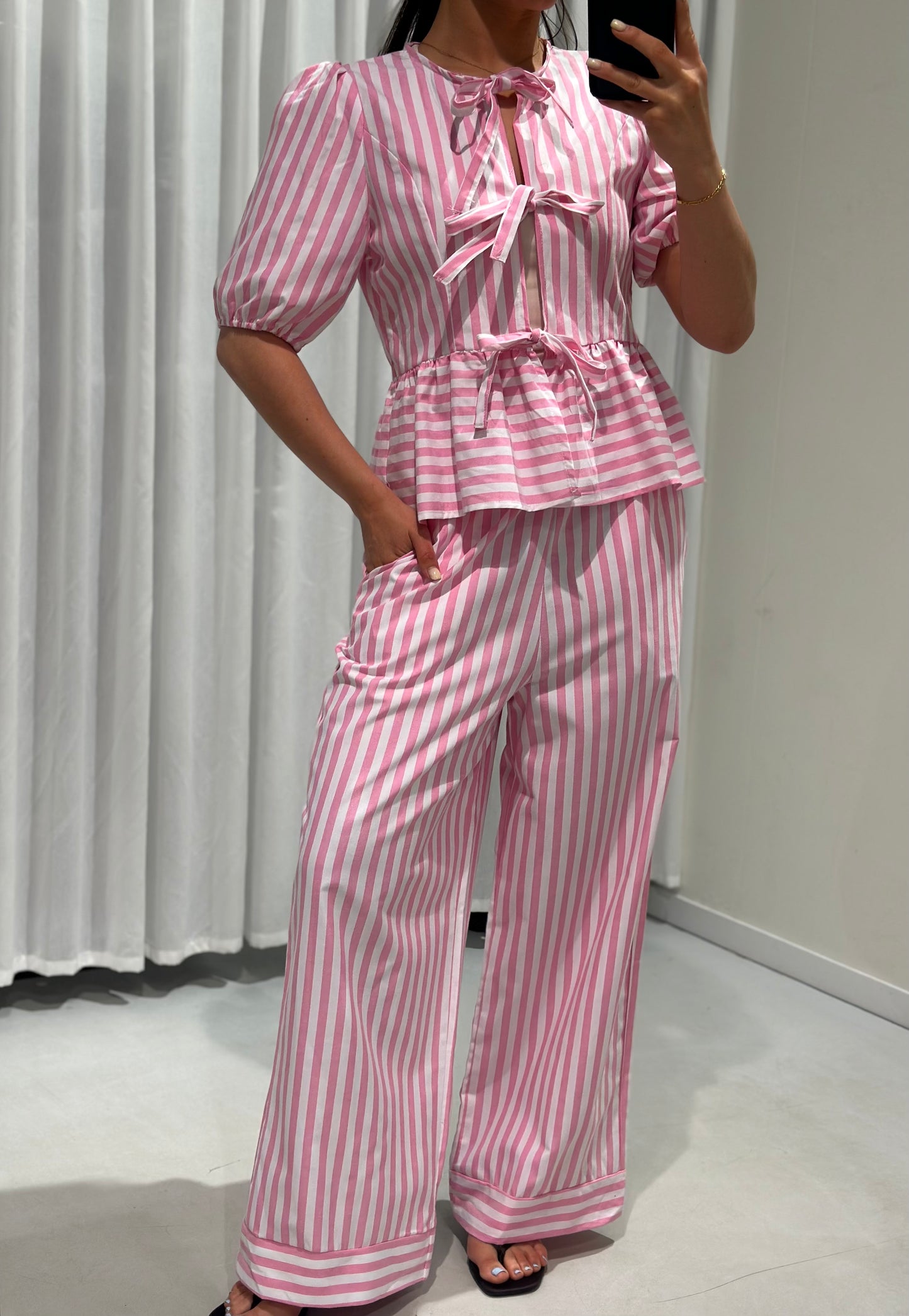 Iza 2-piece set pink