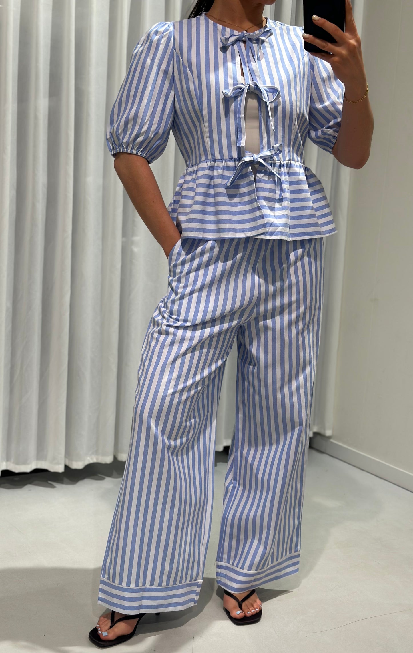 Iza 2-piece set blue