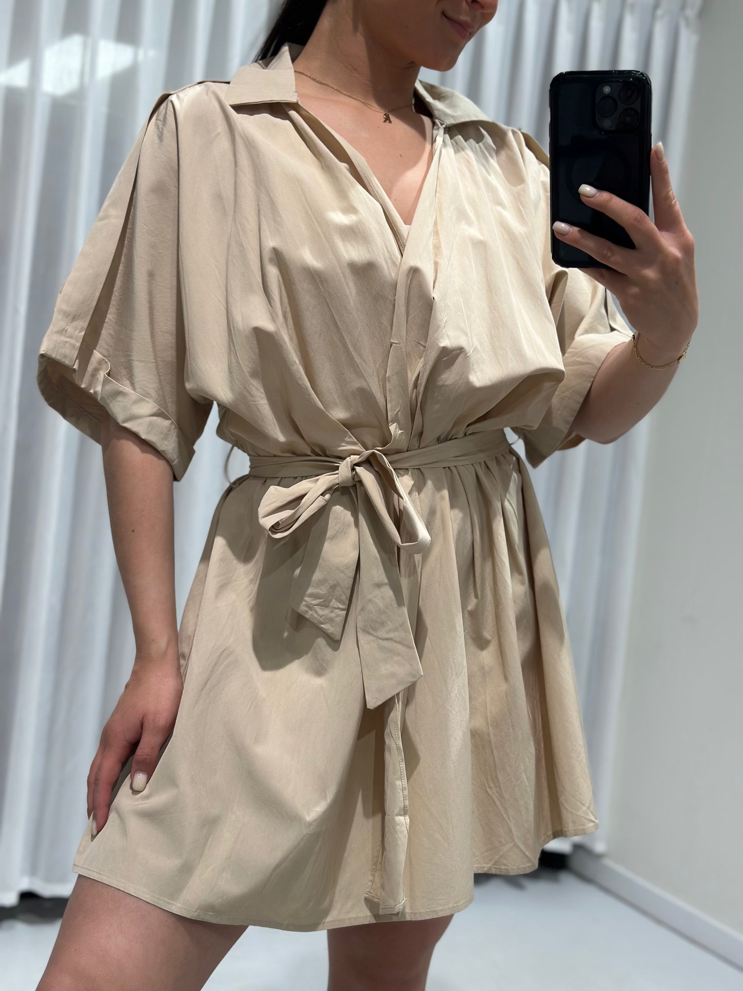 Zina dress beige