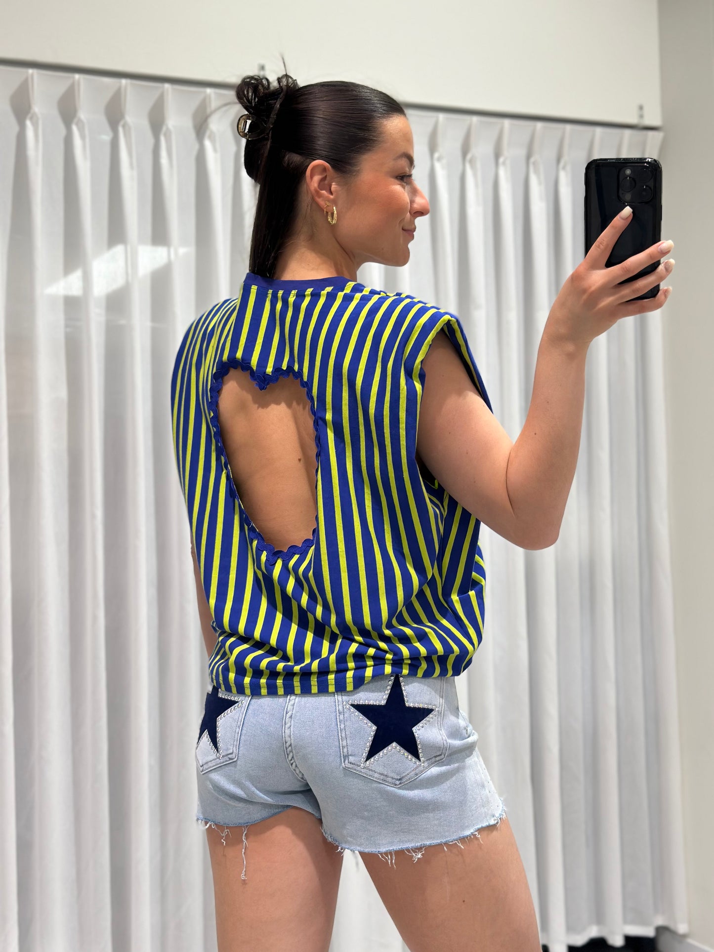 Kirsten denim short