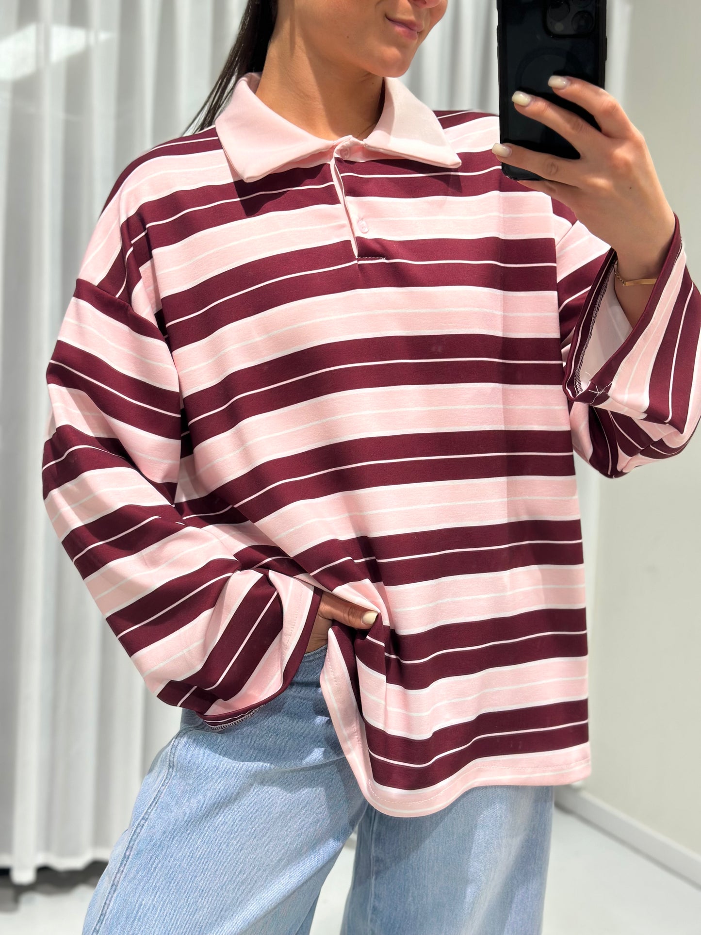 Imane polo pink