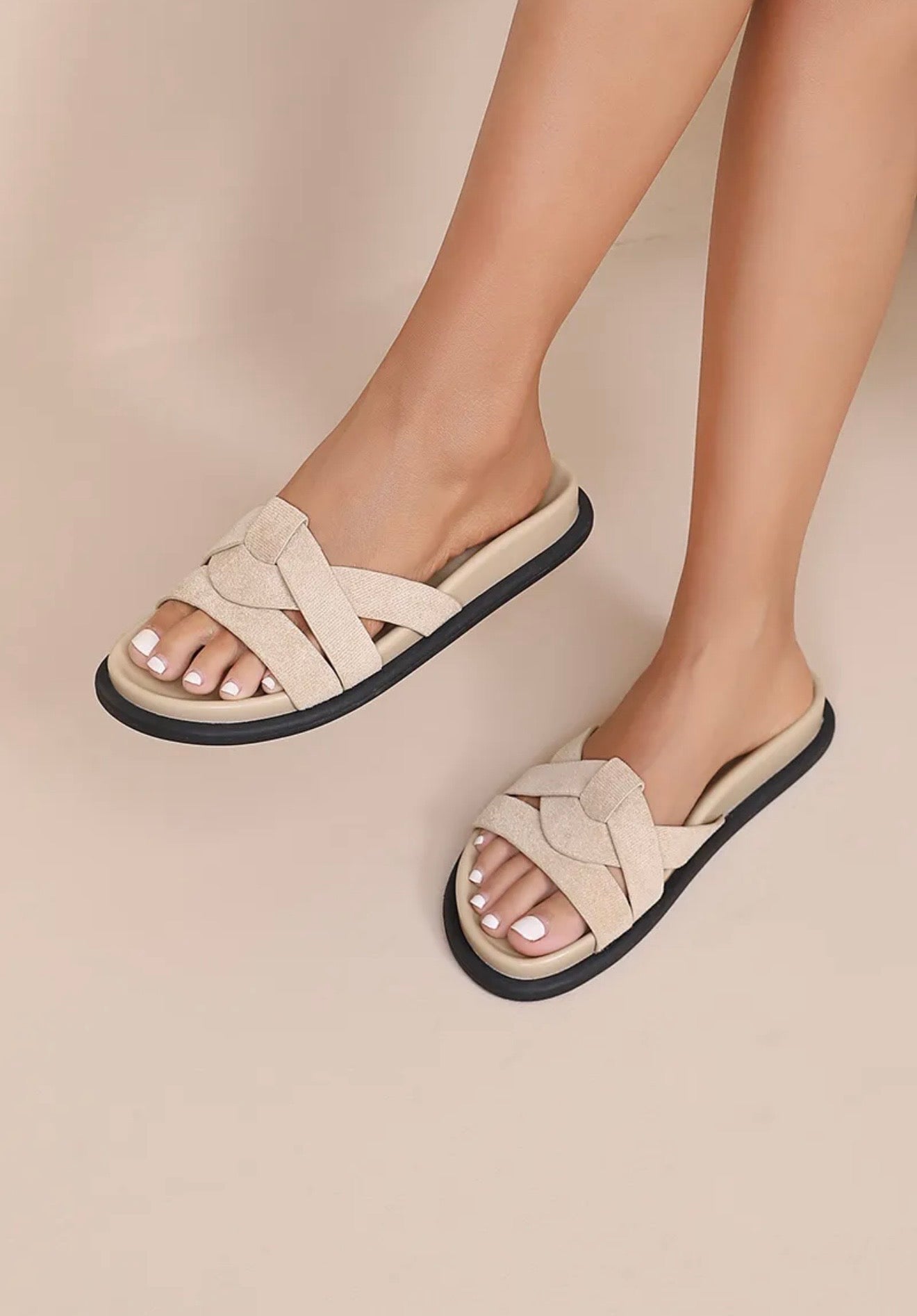 Mara slippers beige