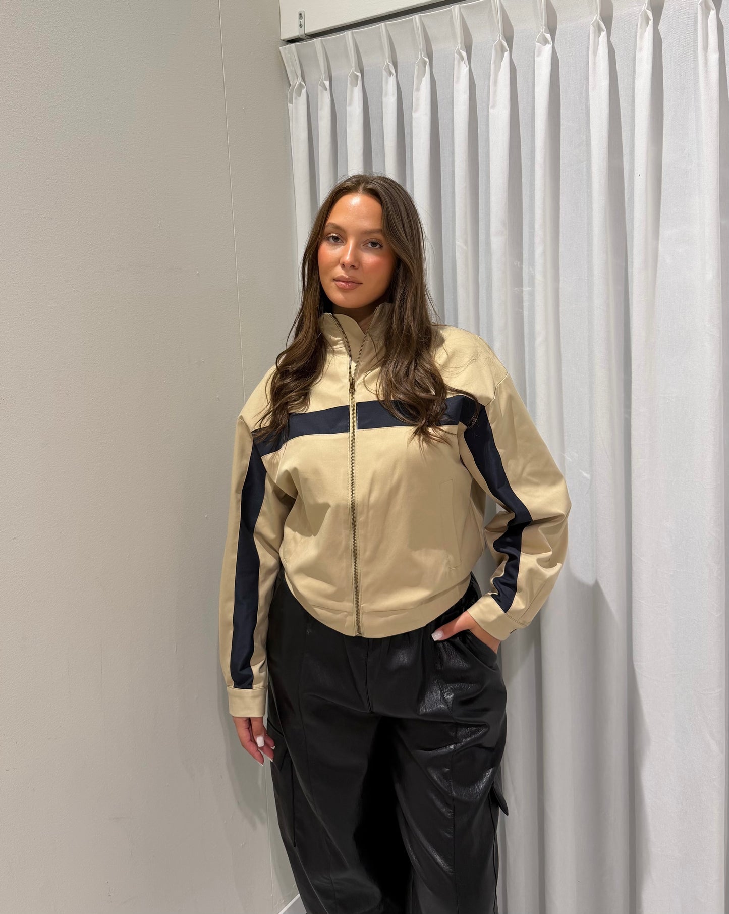 Zara jacket taupe