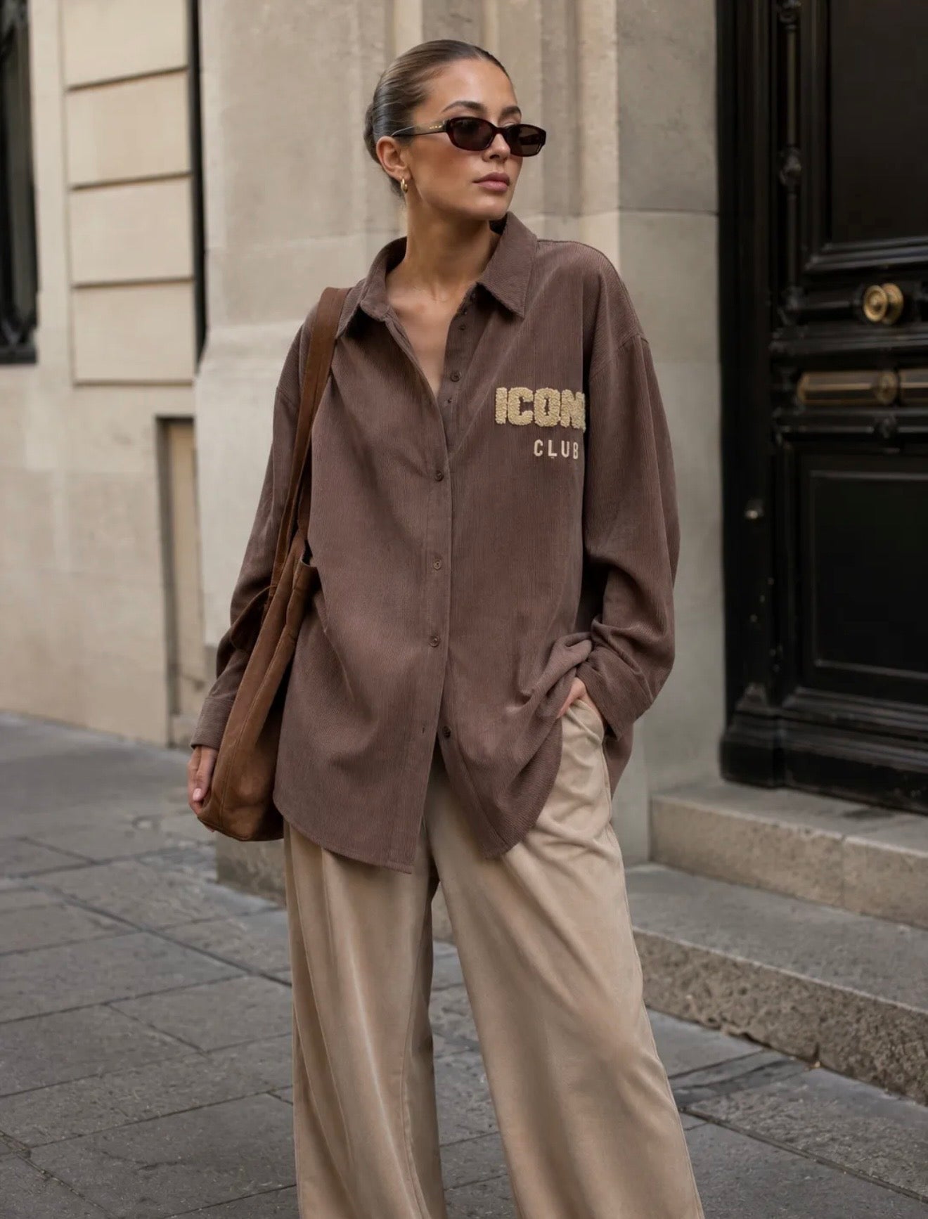Iconic blouse brown