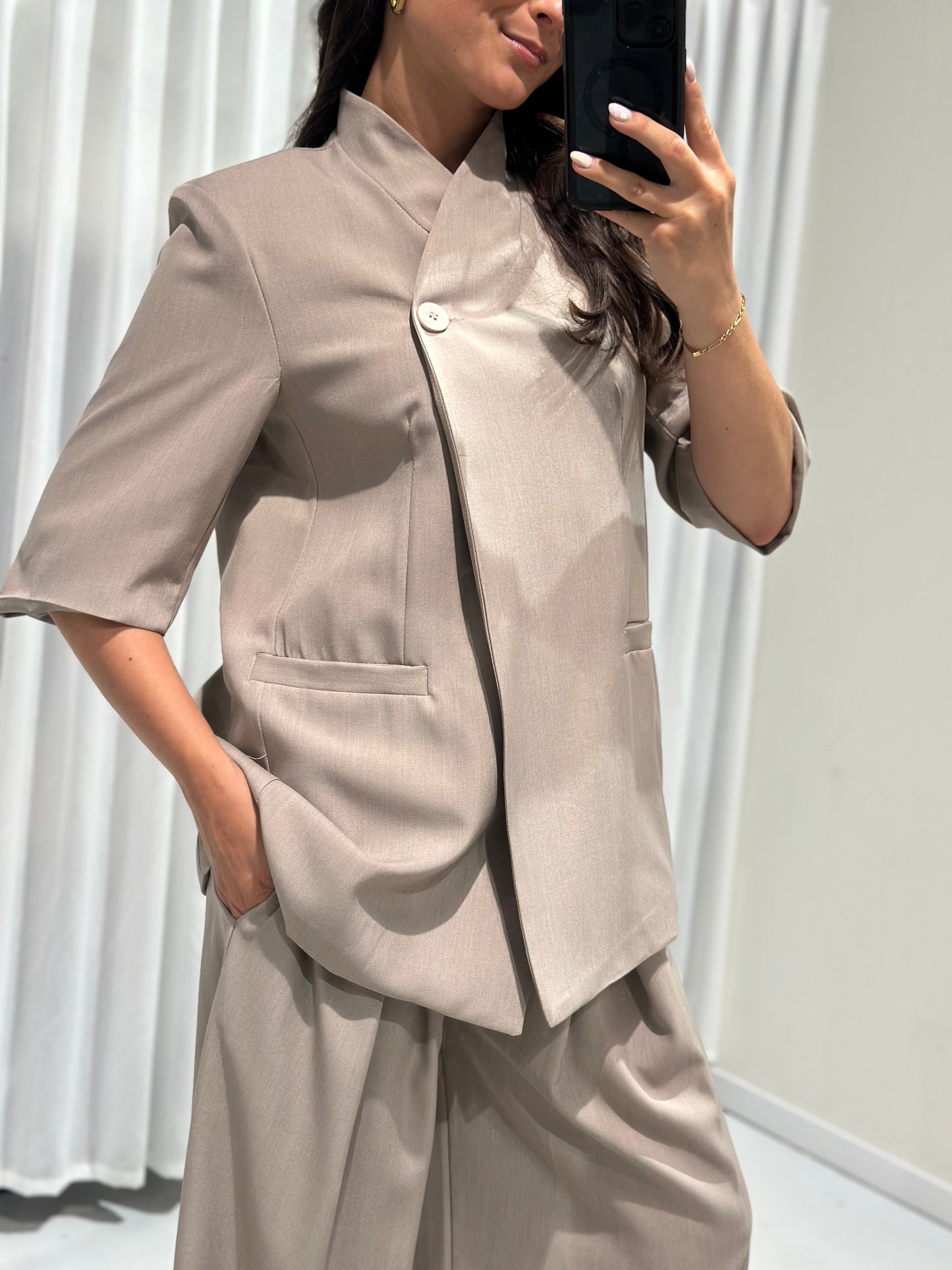 Elvo 2 piece set taupe