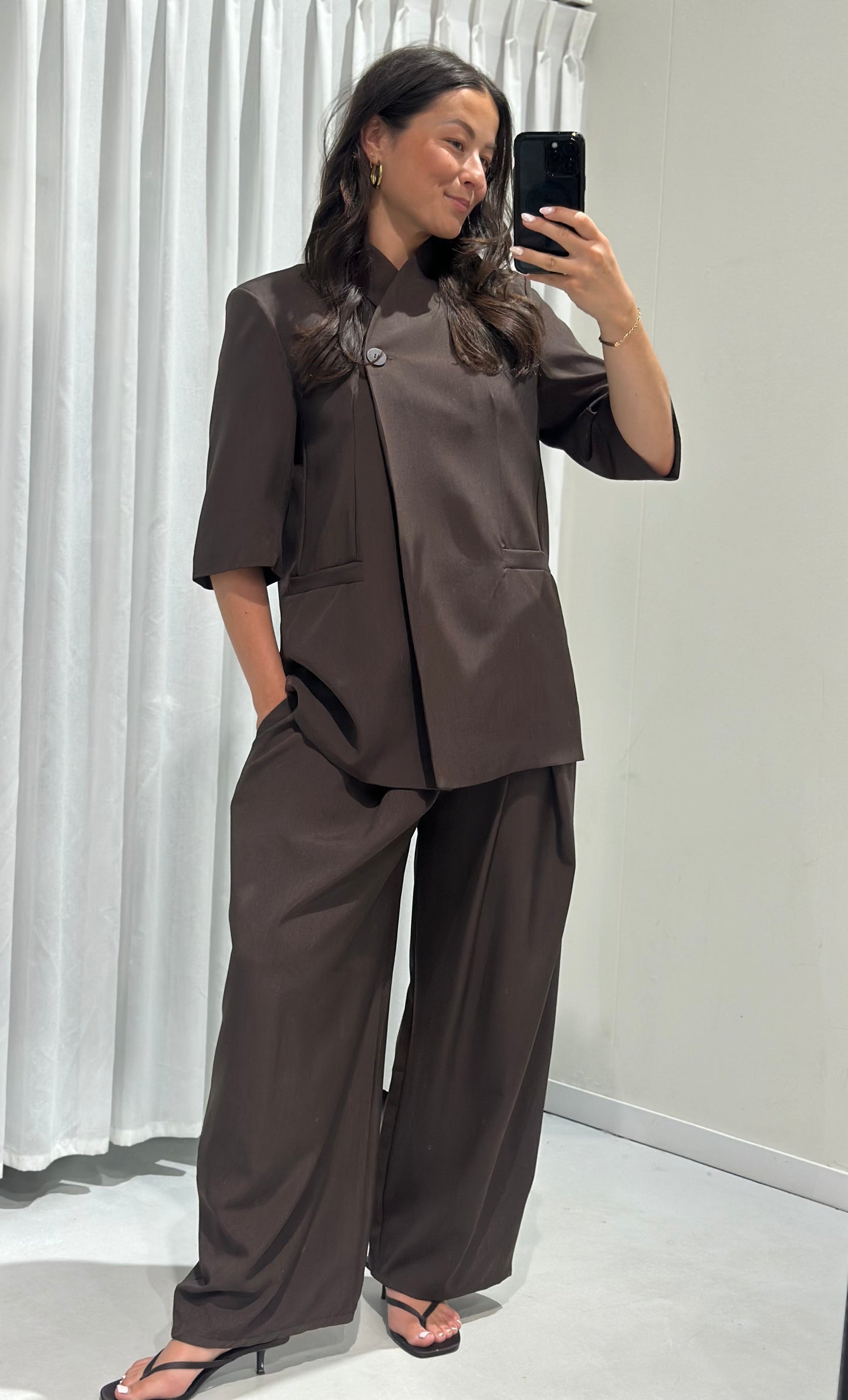 Elvo 2 piece set brown