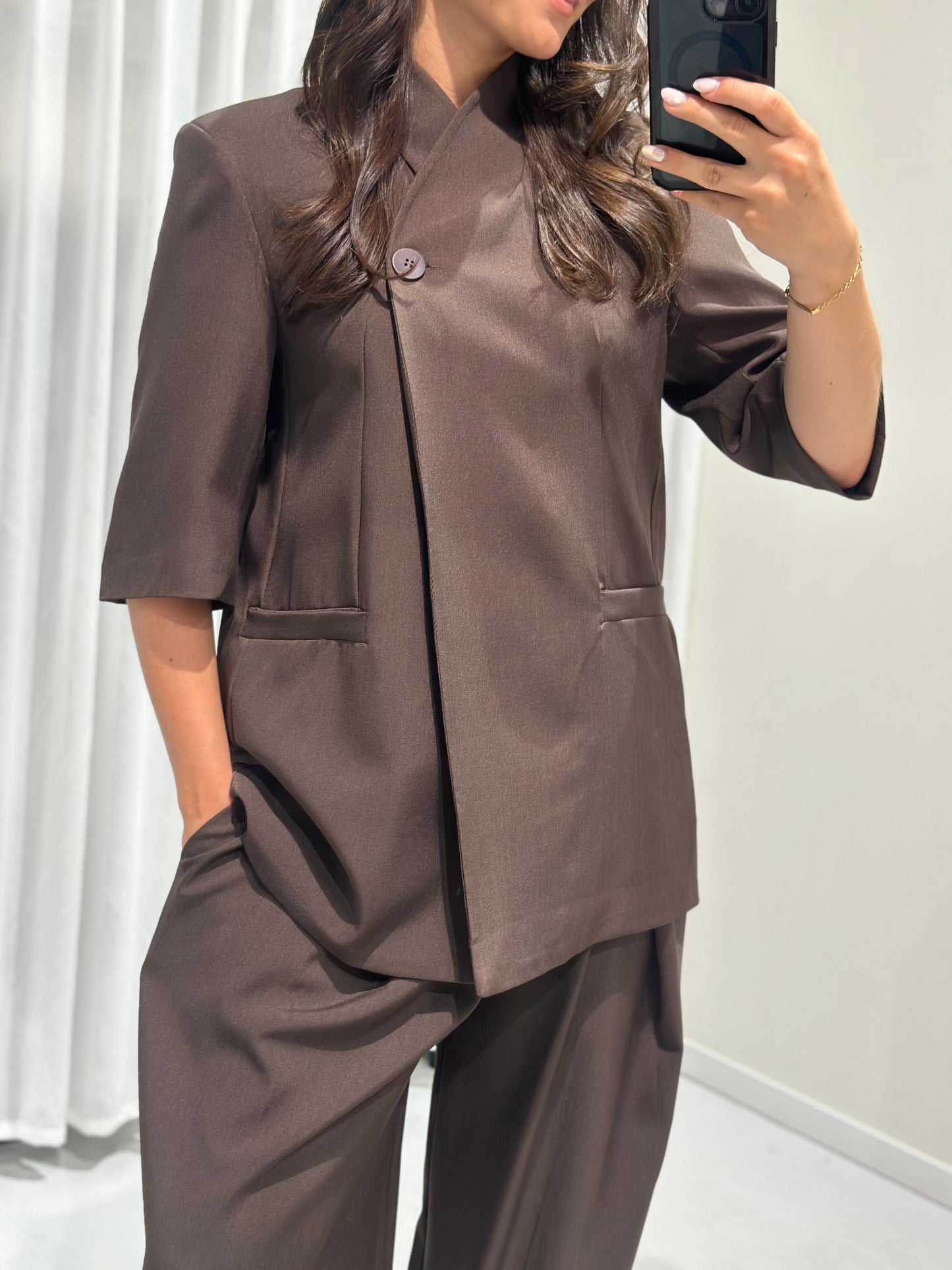 Elvo 2 piece set brown