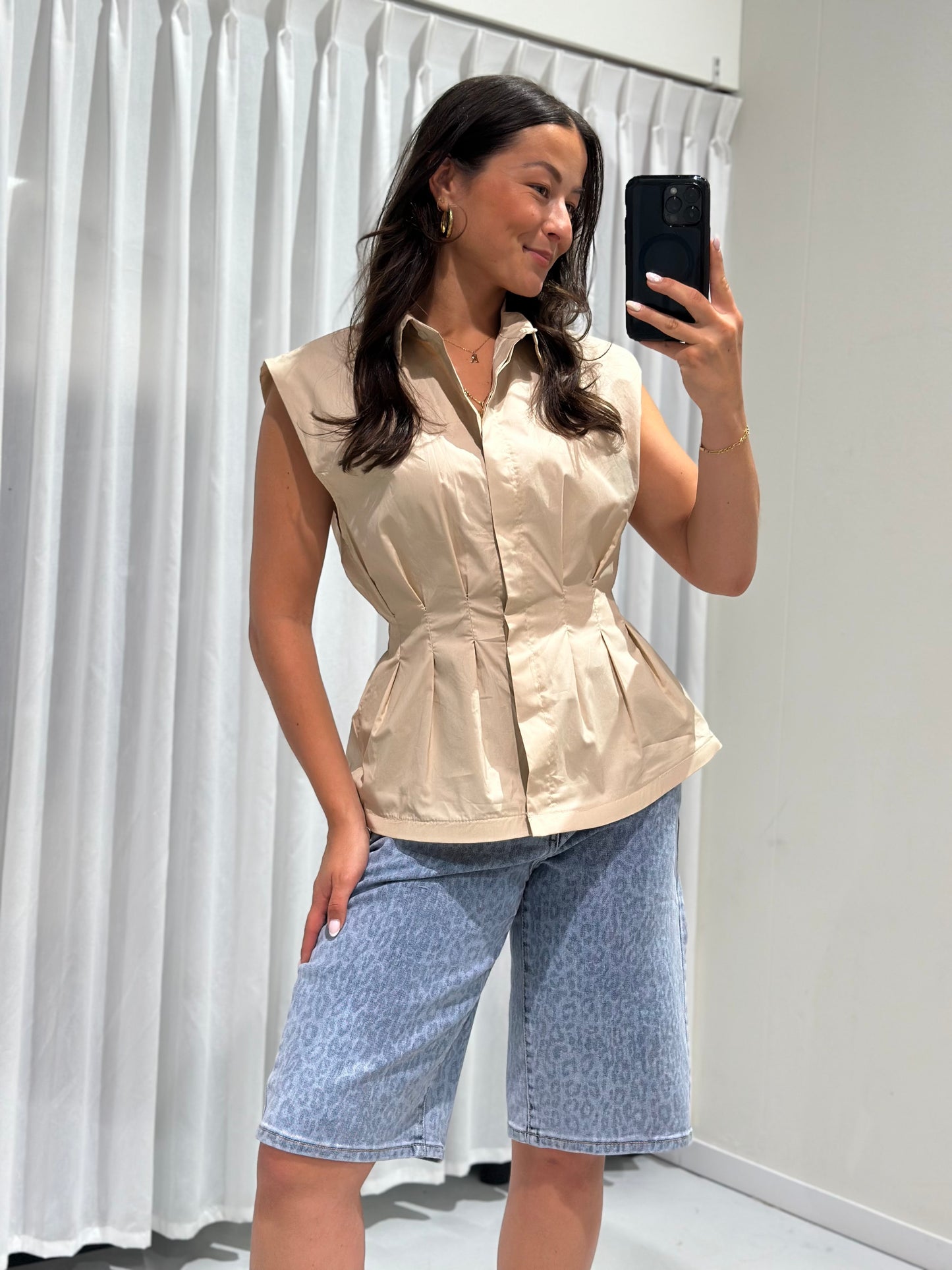 Elix top beige