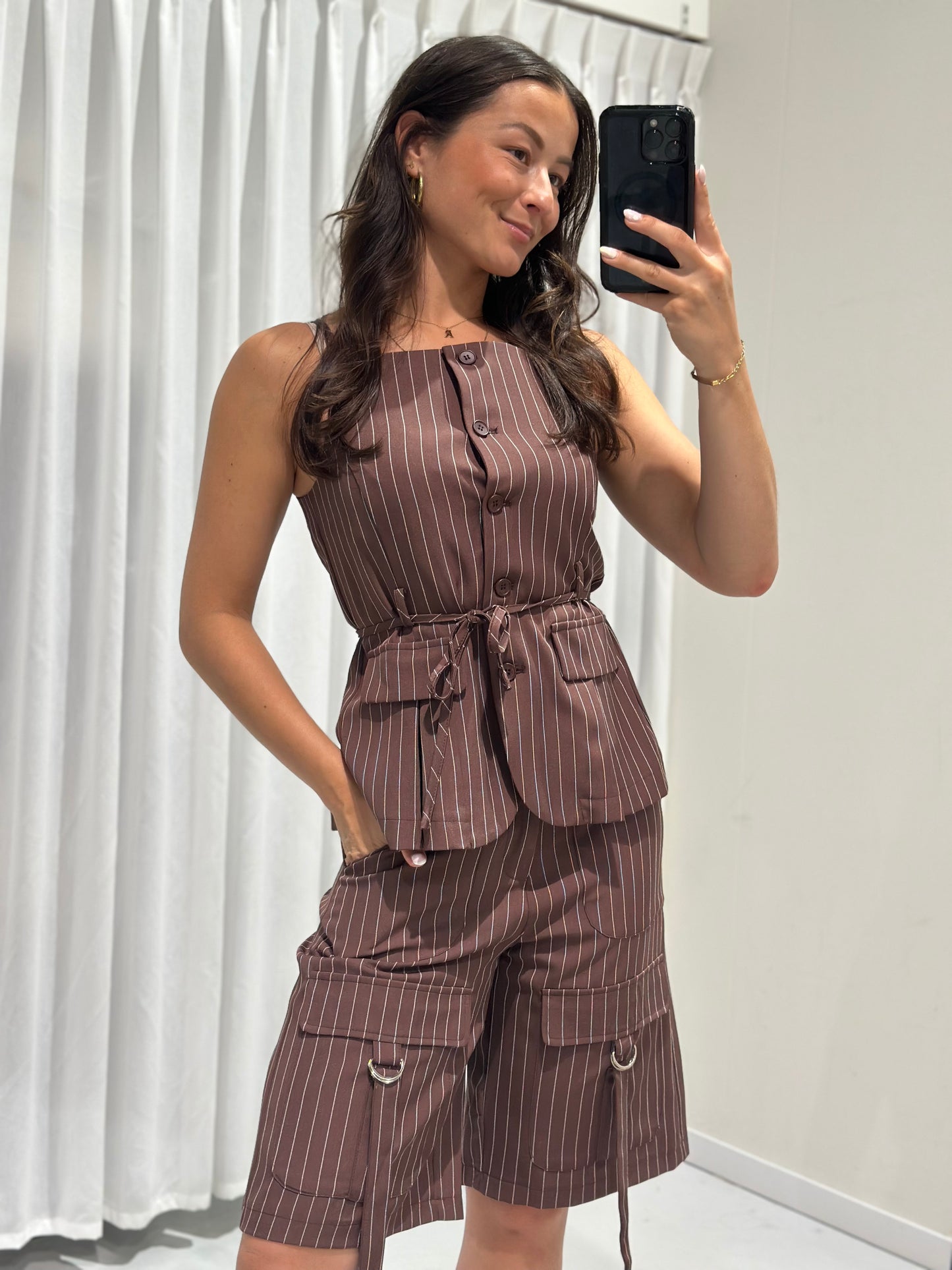 Norvi top brown