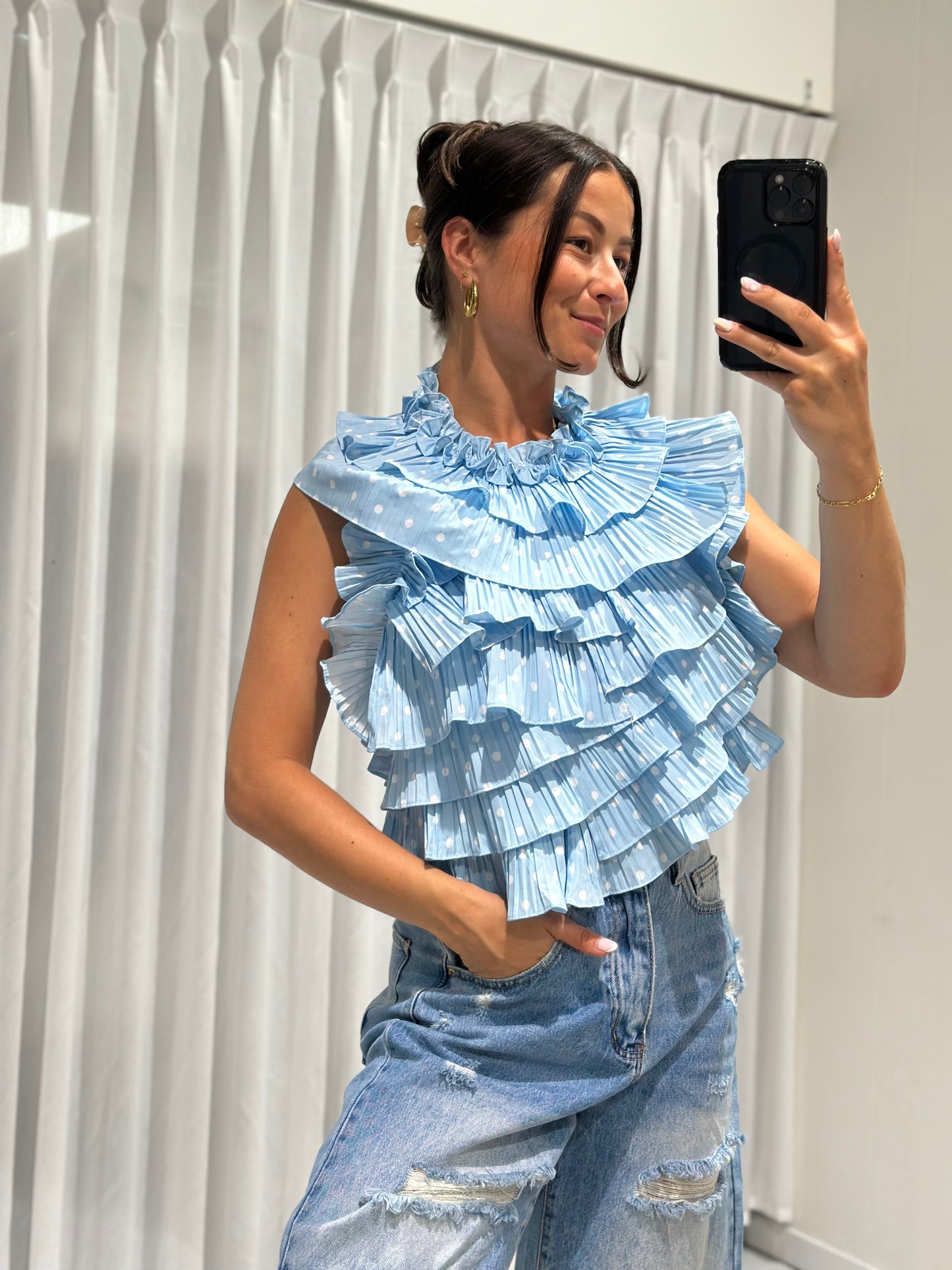 Ivio top blue