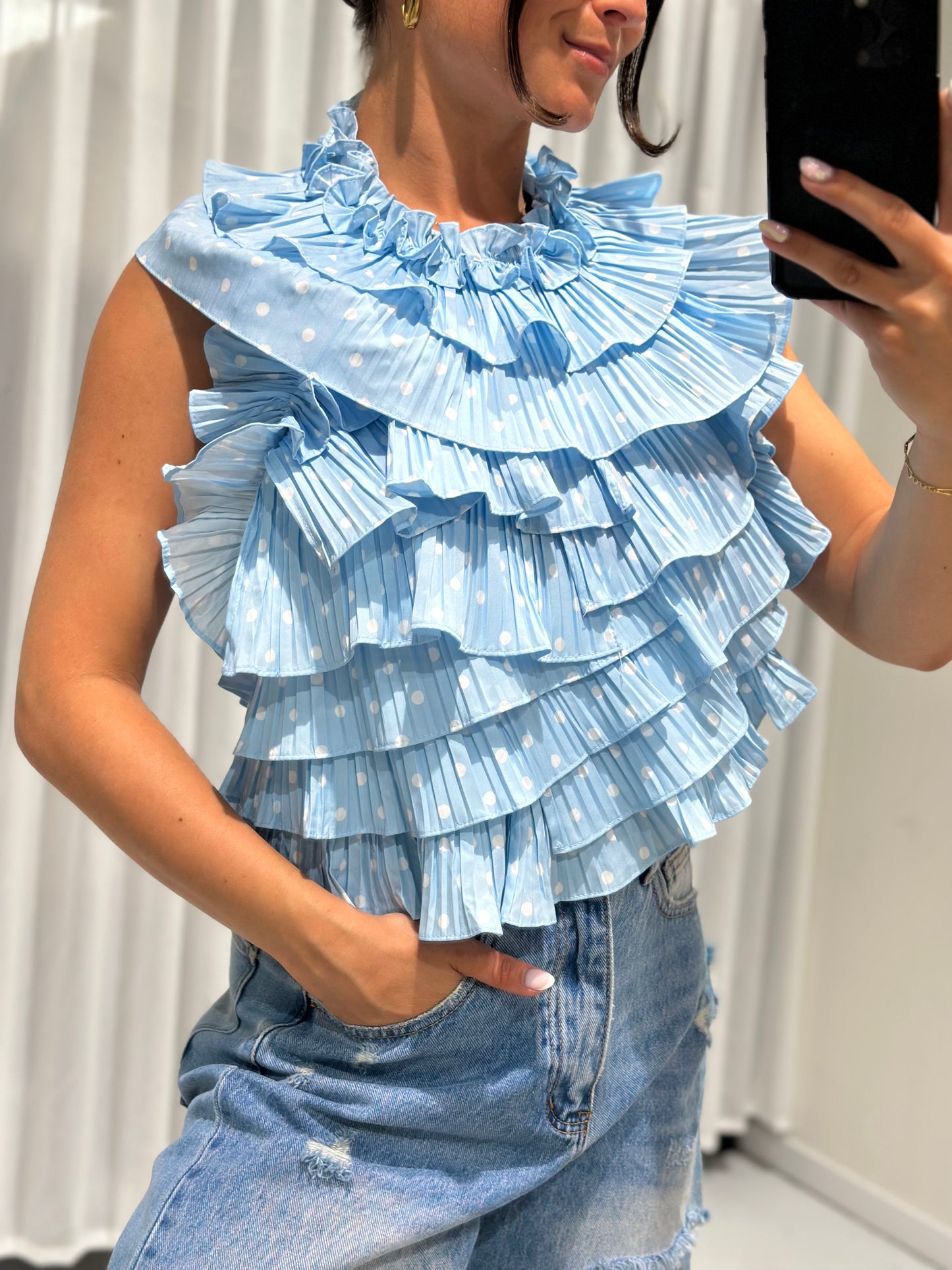 Ivio top blue