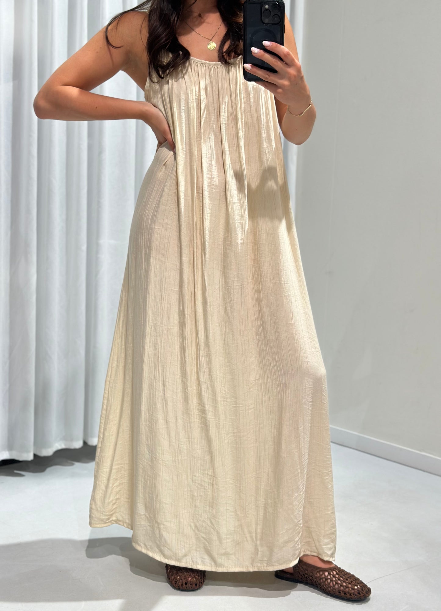 Emily dress beige