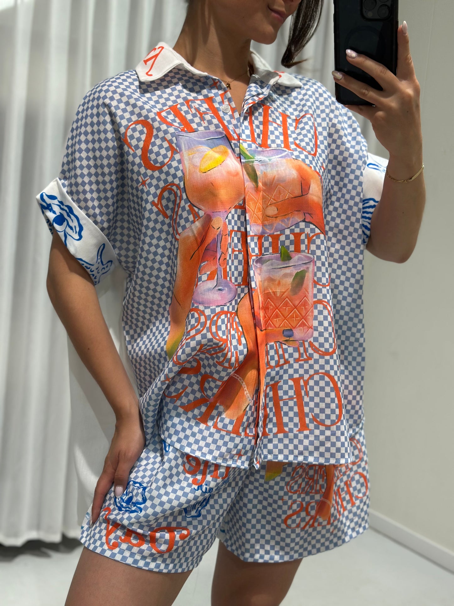 Olivia 2 piece set orange