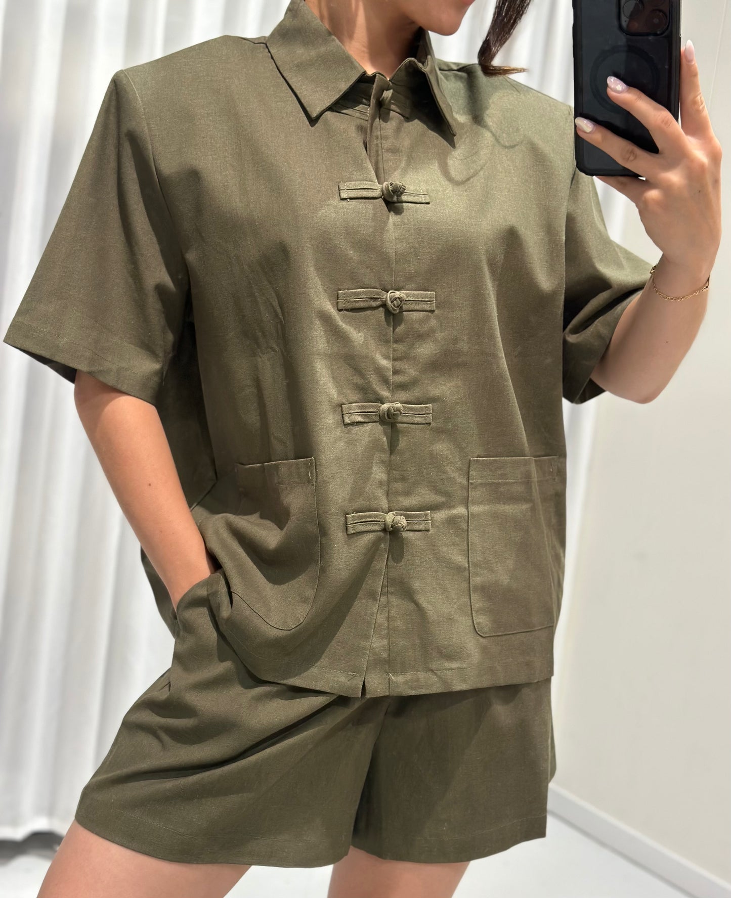 Emma 2 piece set green