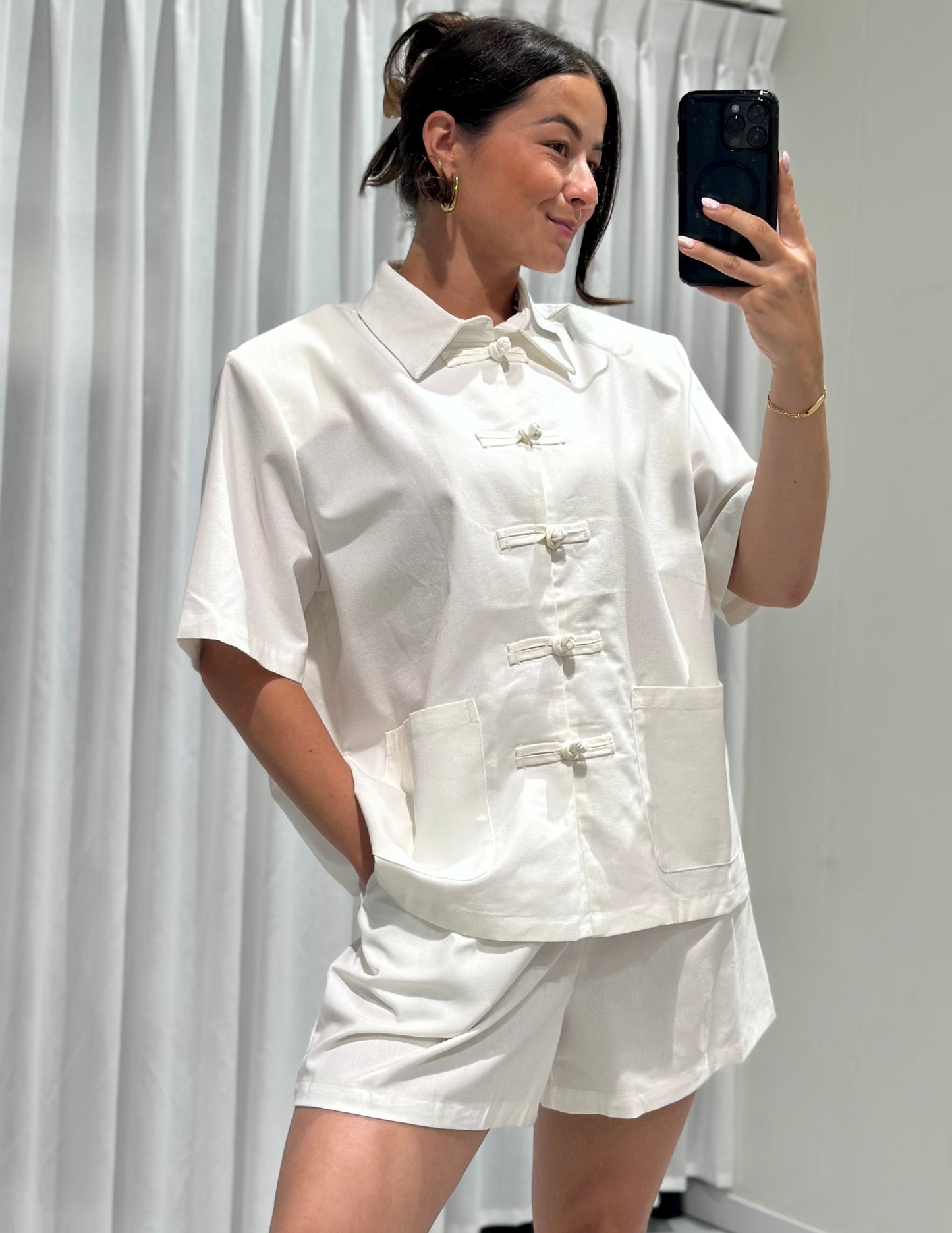 Emma 2 piece set white
