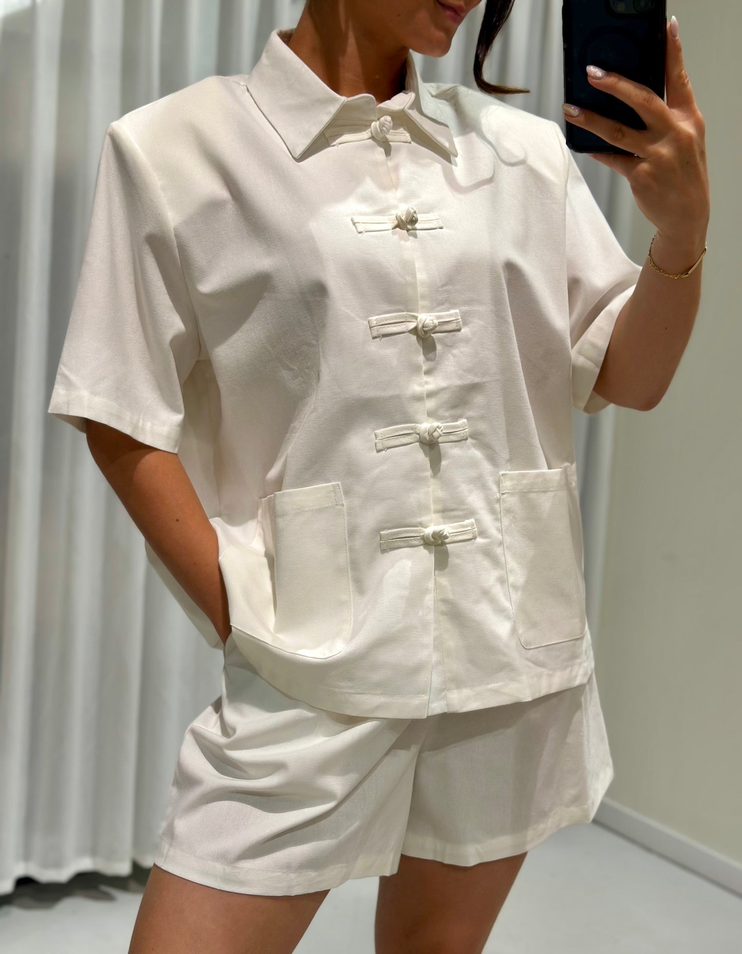 Emma 2 piece set white