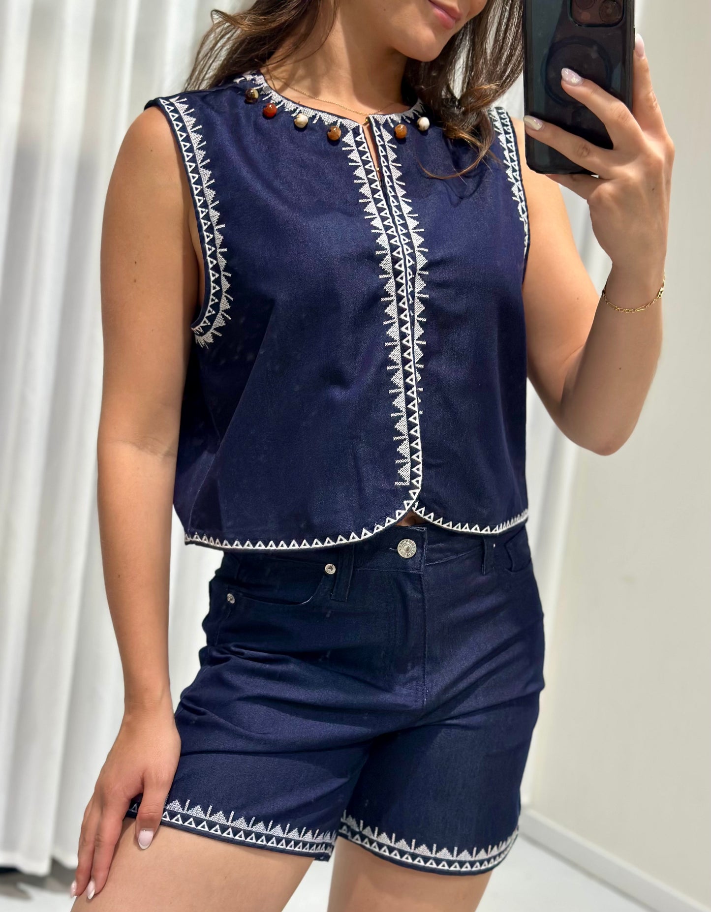 Layla 2 piece set blue