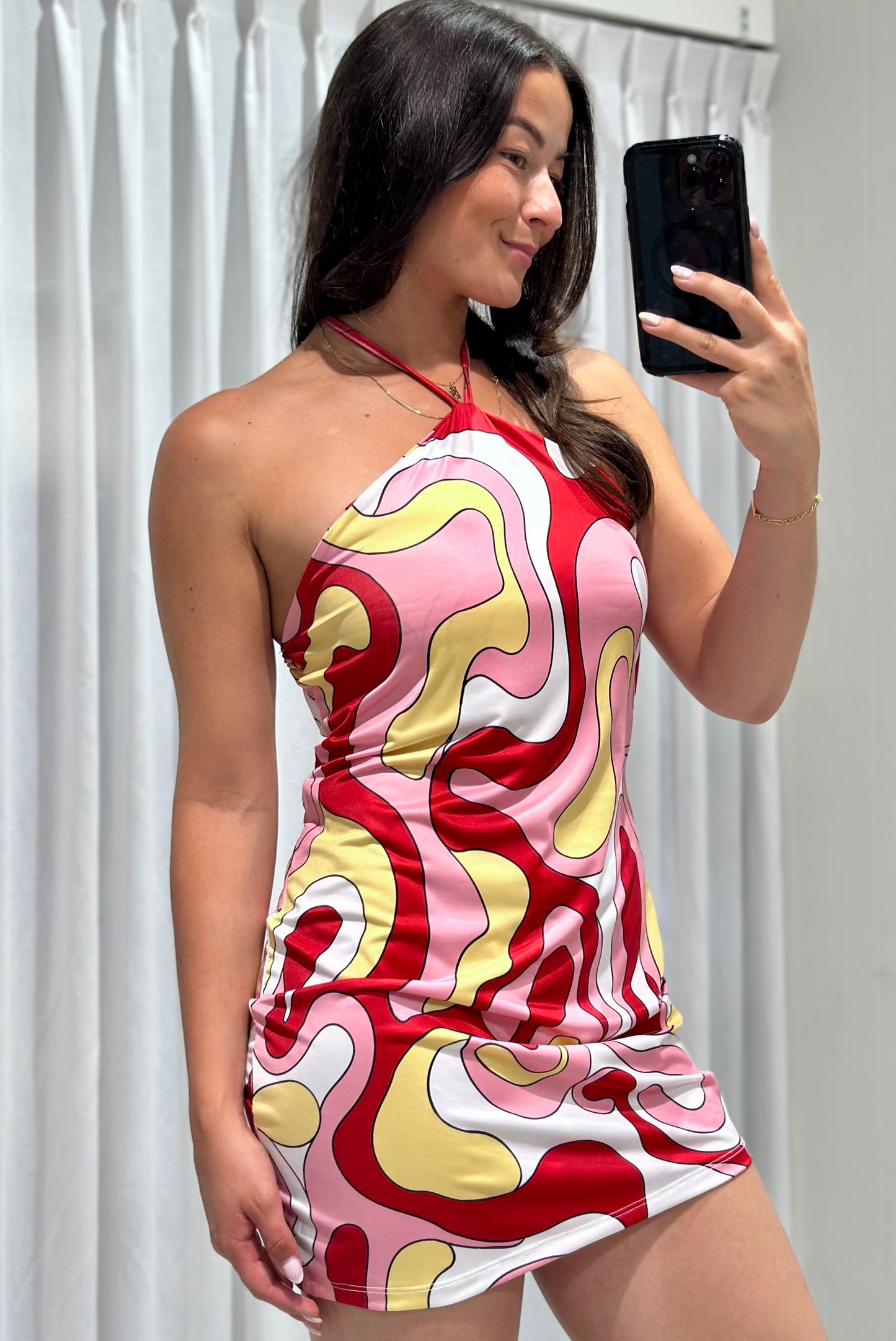 Laura dress red