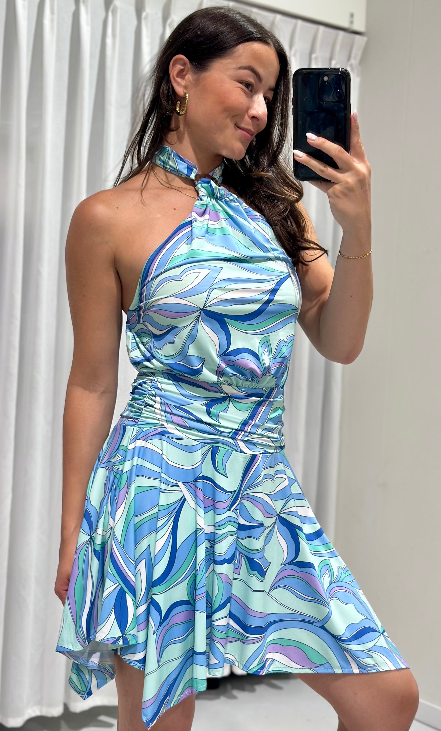 Nawal dress blue