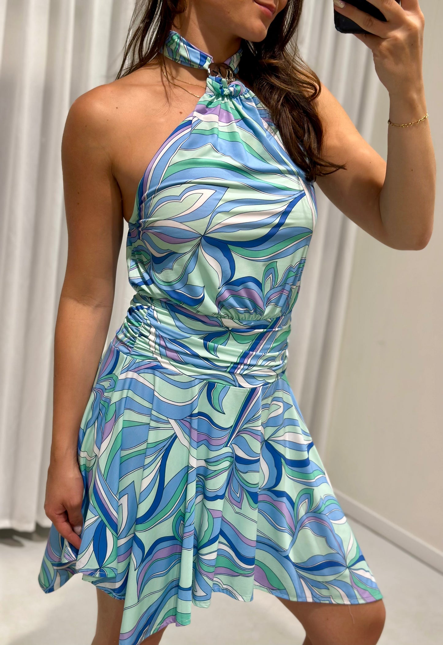 Nawal dress blue